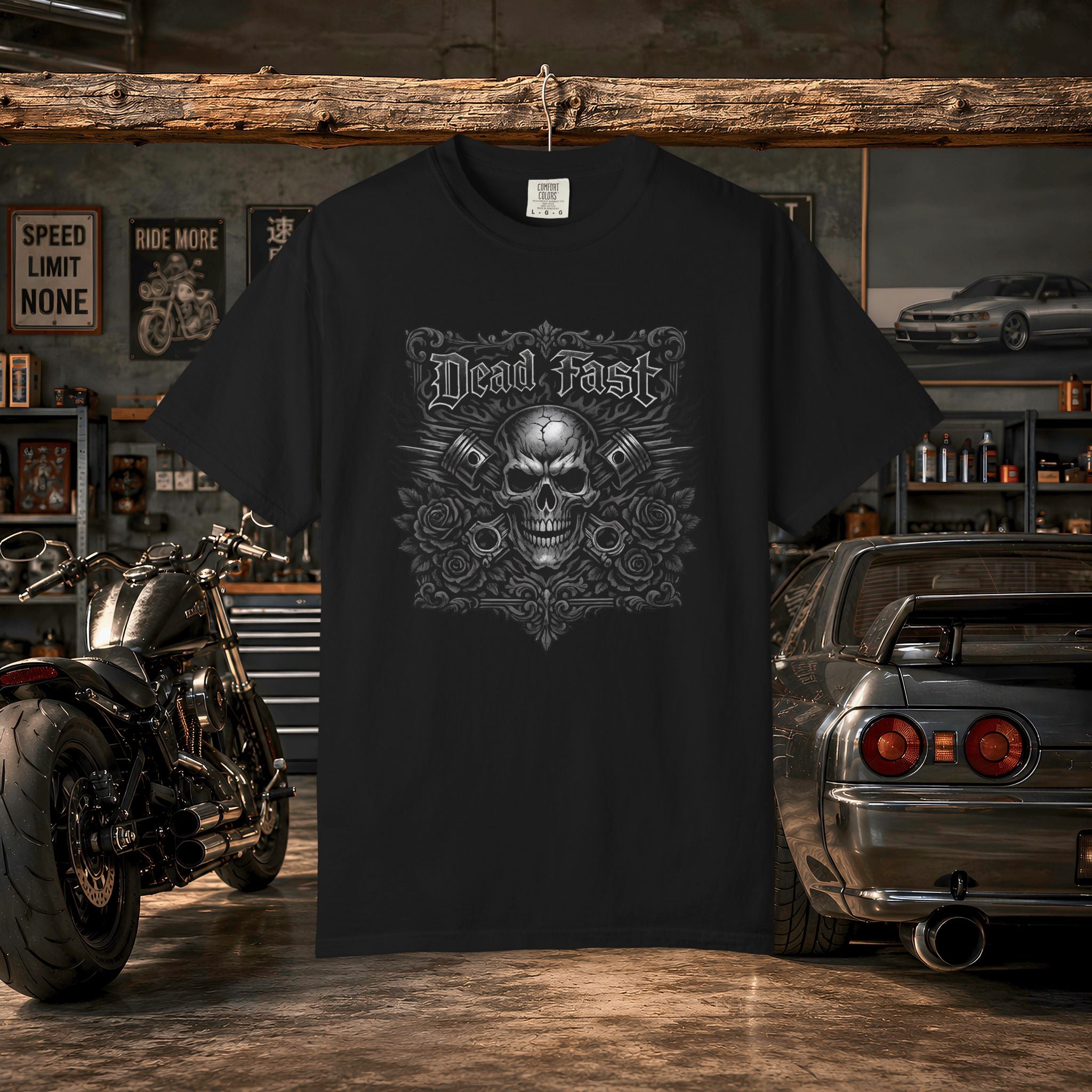 Dead Fast Skull Graphic T-Shirt