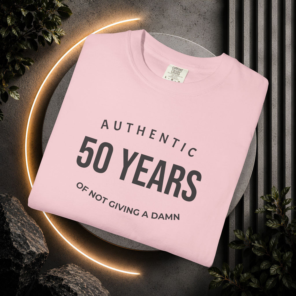 "Authentic" Custom Text "of Not Giving a Damn" T-Shirt