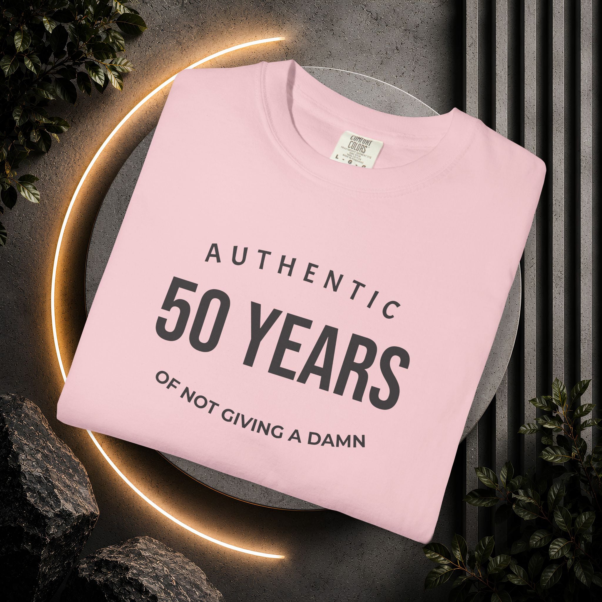 "Authentic" Custom Text "of Not Giving a Damn" T-Shirt