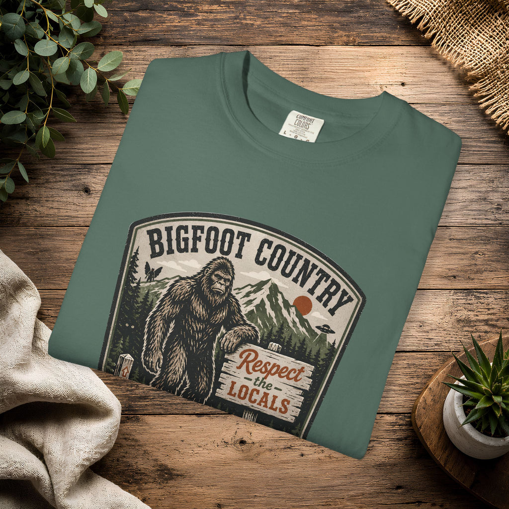 Bigfoot Country T-Shirt — Respect the Locals Outdoor Graphic Tee