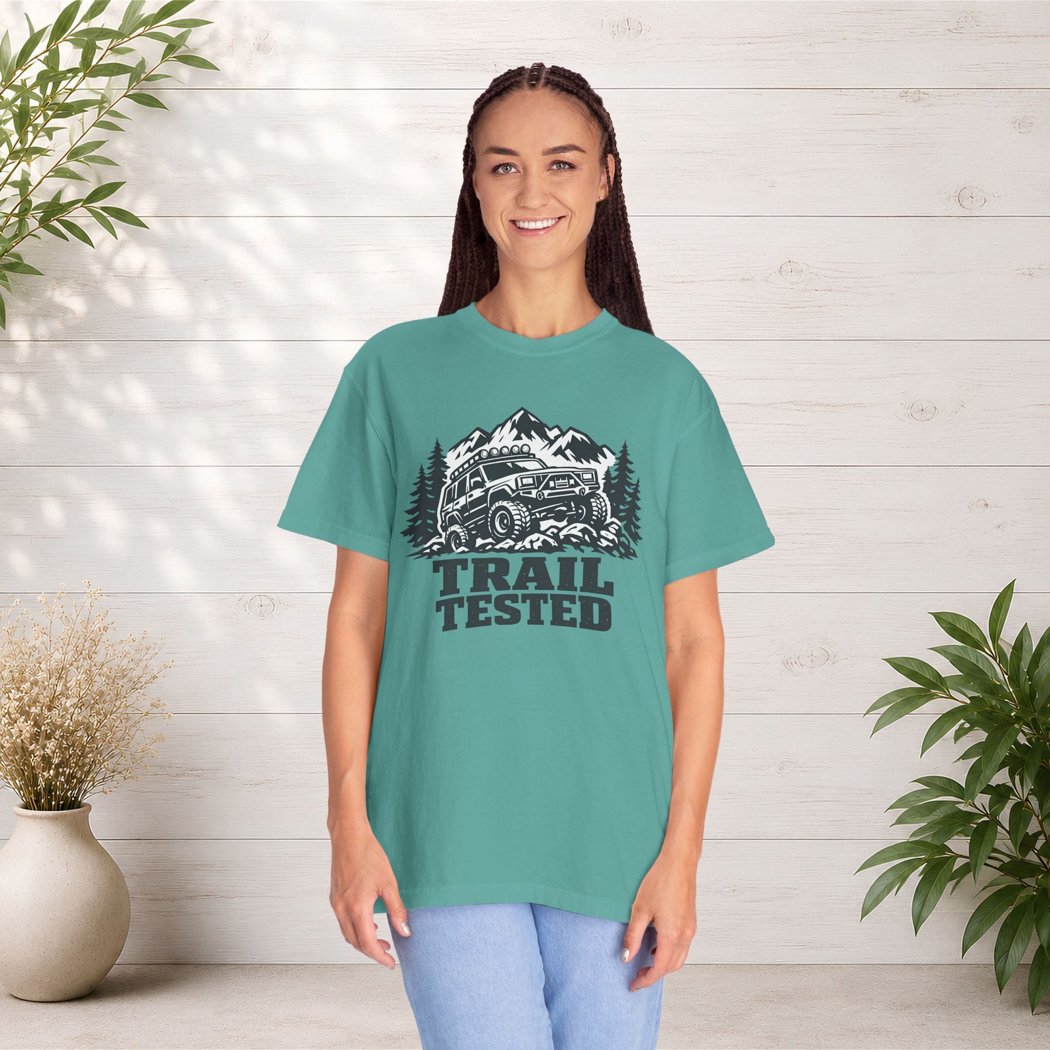 Trail Tested T-Shirt — Off-Road Jeep Mountain Adventure Tee