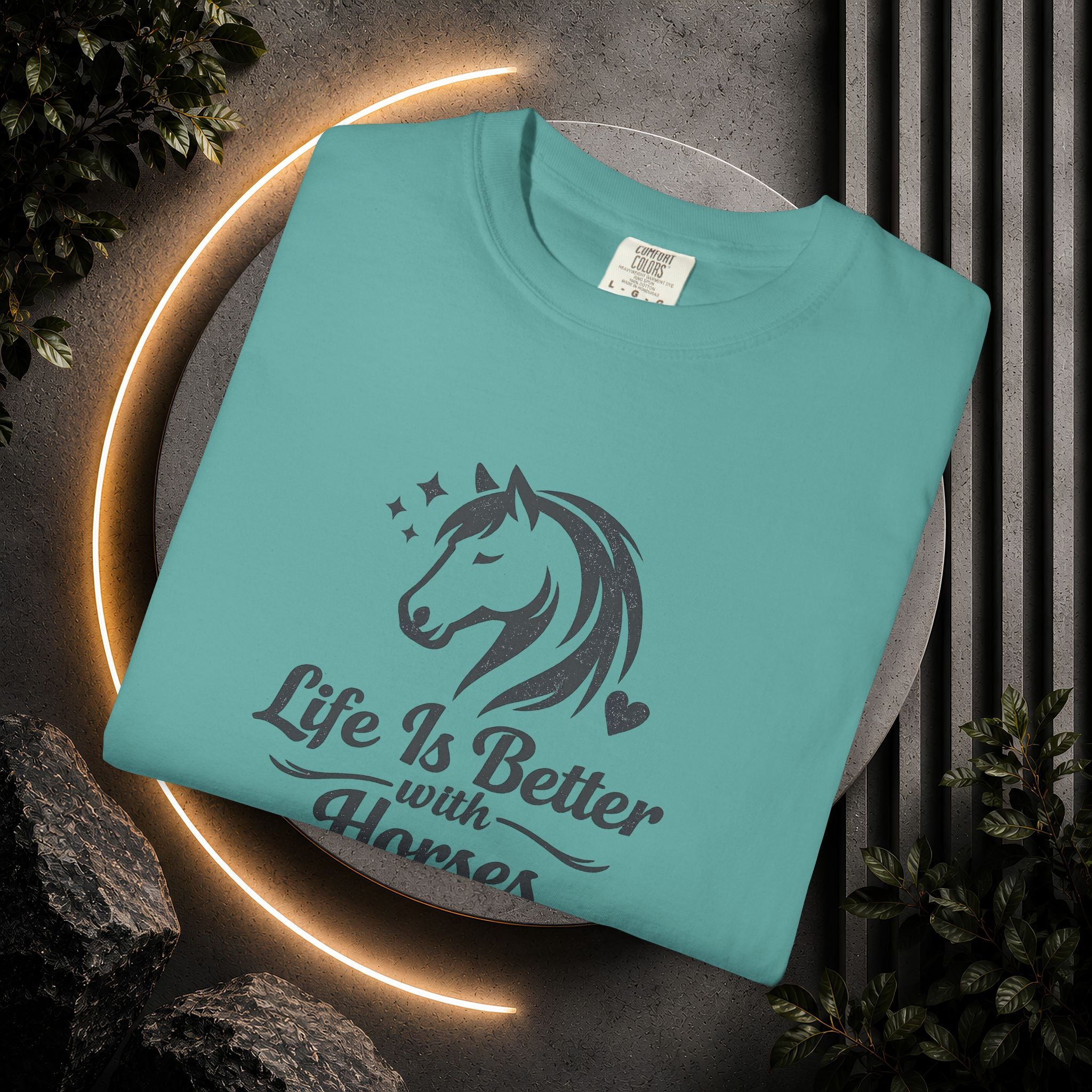 Life Is Better With Horses T-Shirt — Horse Lover Tee