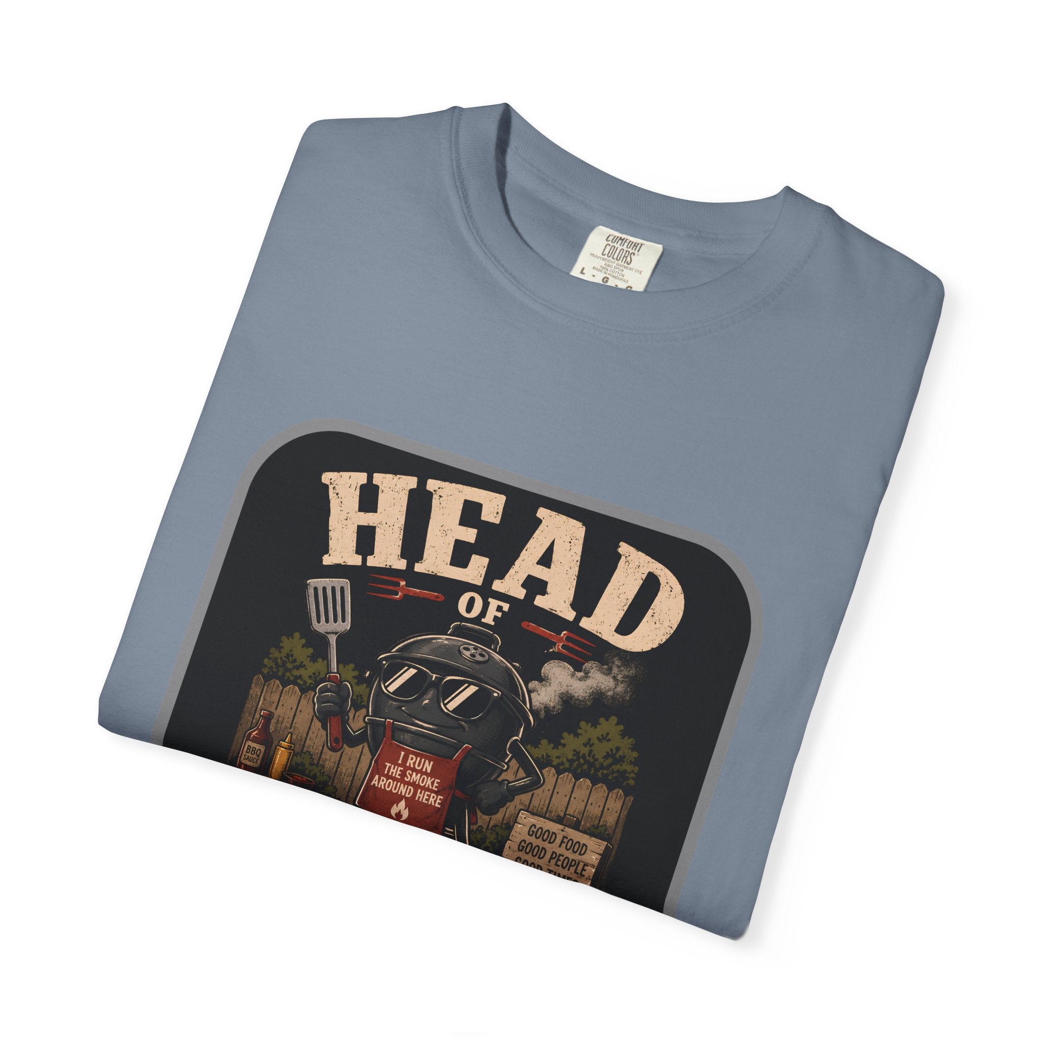 Head of Backyard Operations T-Shirt | BBQ Grill Vintage Graphic