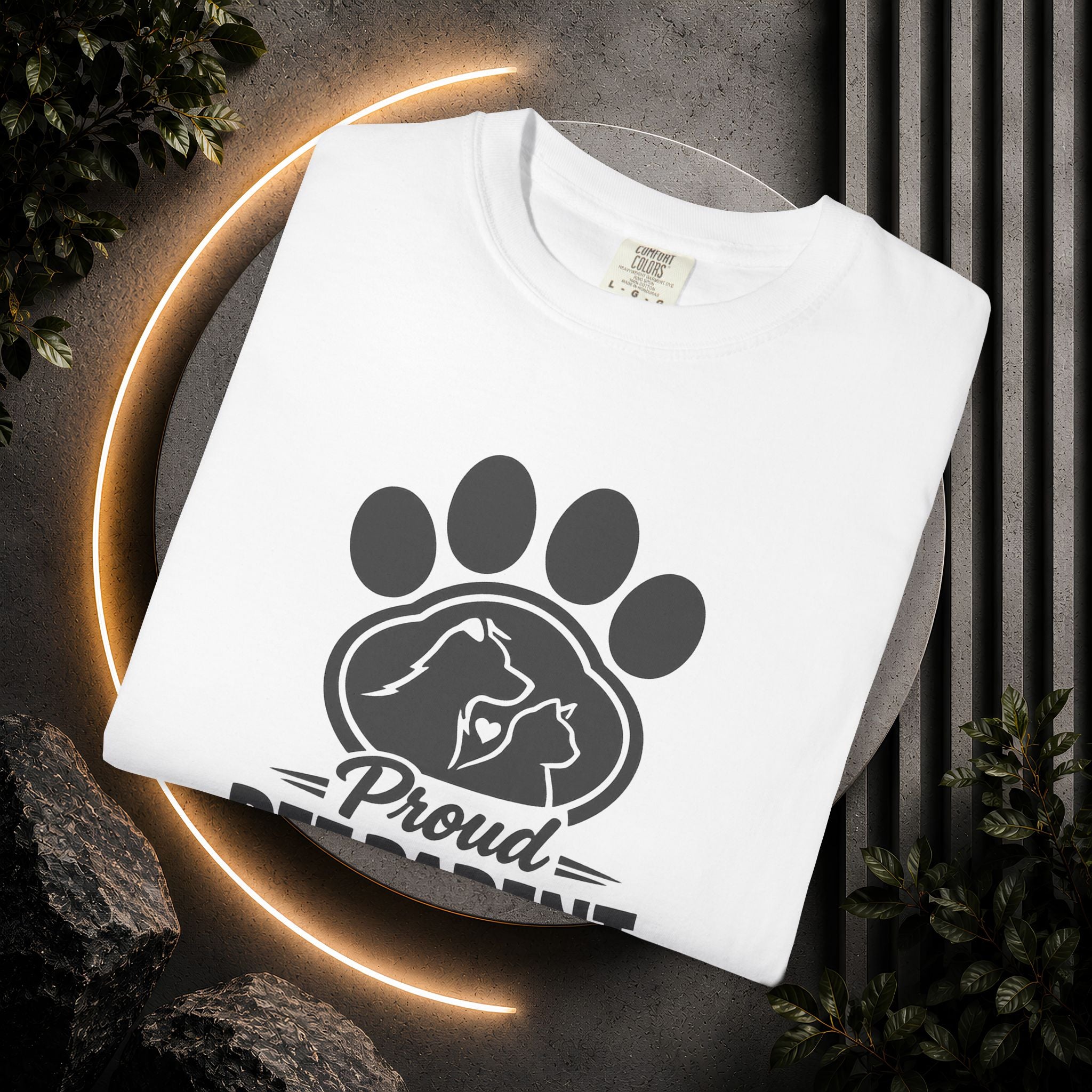 Proud Pet Parent T-Shirt — Paw Print Dog & Cat Shirt for Animal Lovers