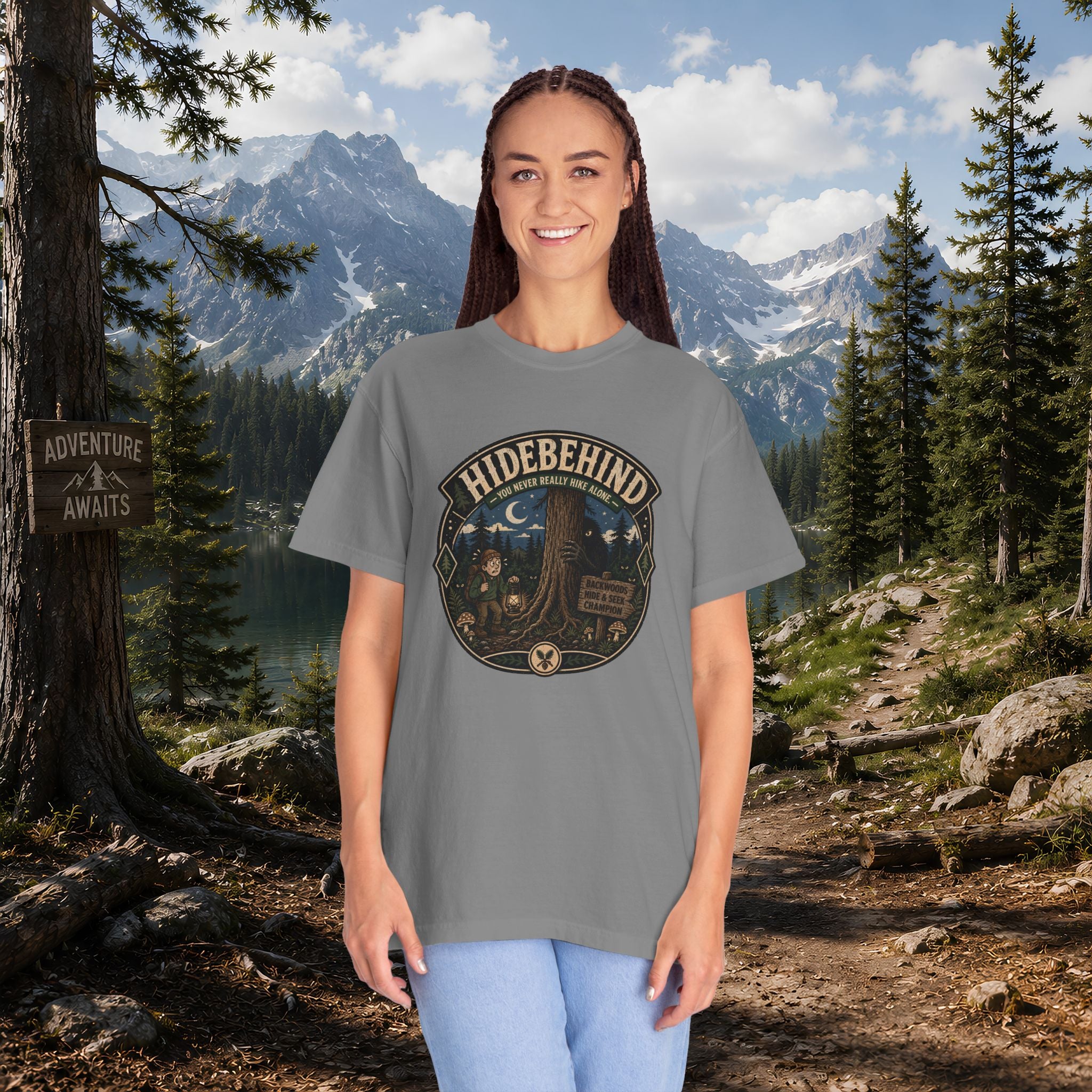 Hidebehind Cryptid T-Shirt — Vintage Outdoor Adventure Tee