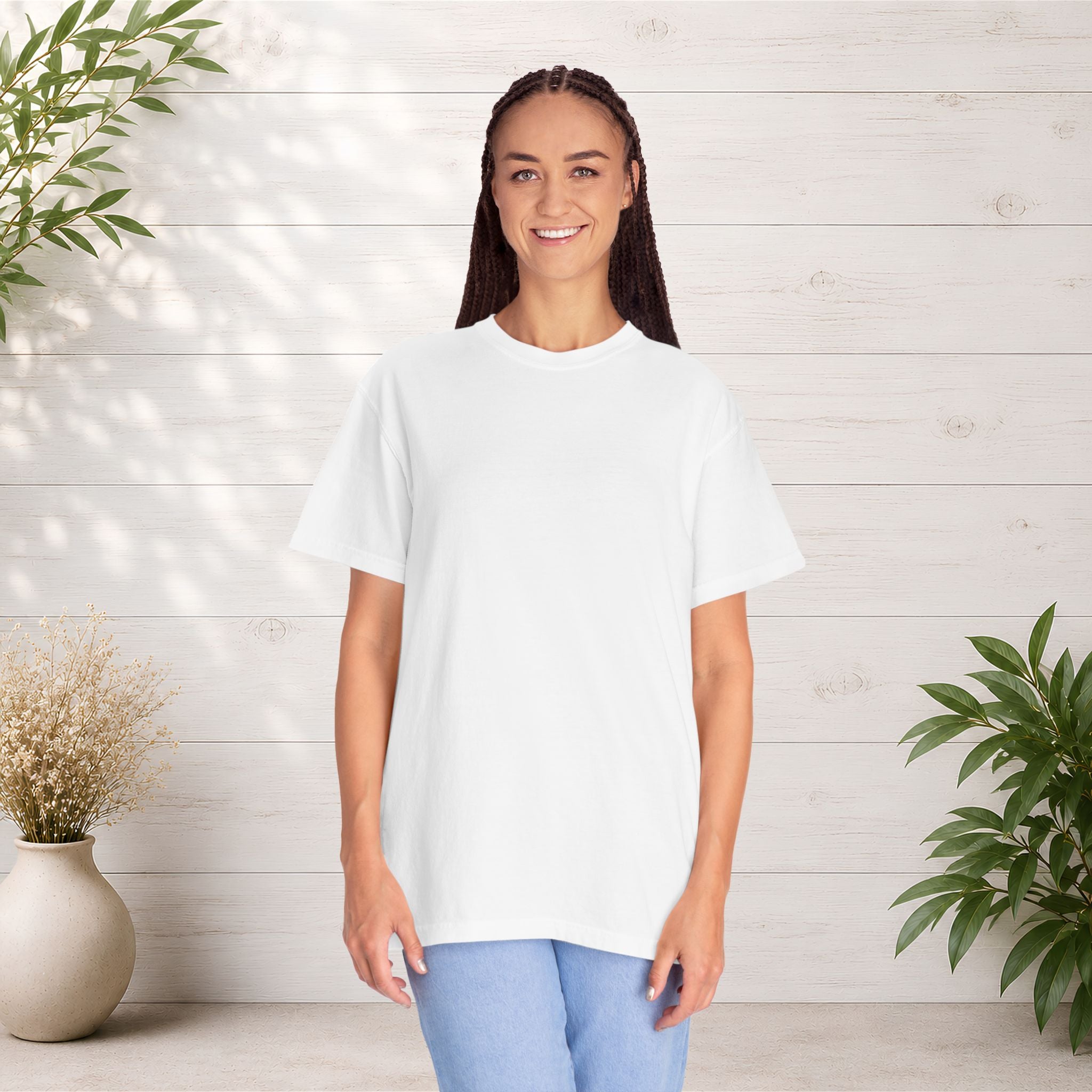 Custom Image Back T-Shirt - Add Your Own Image