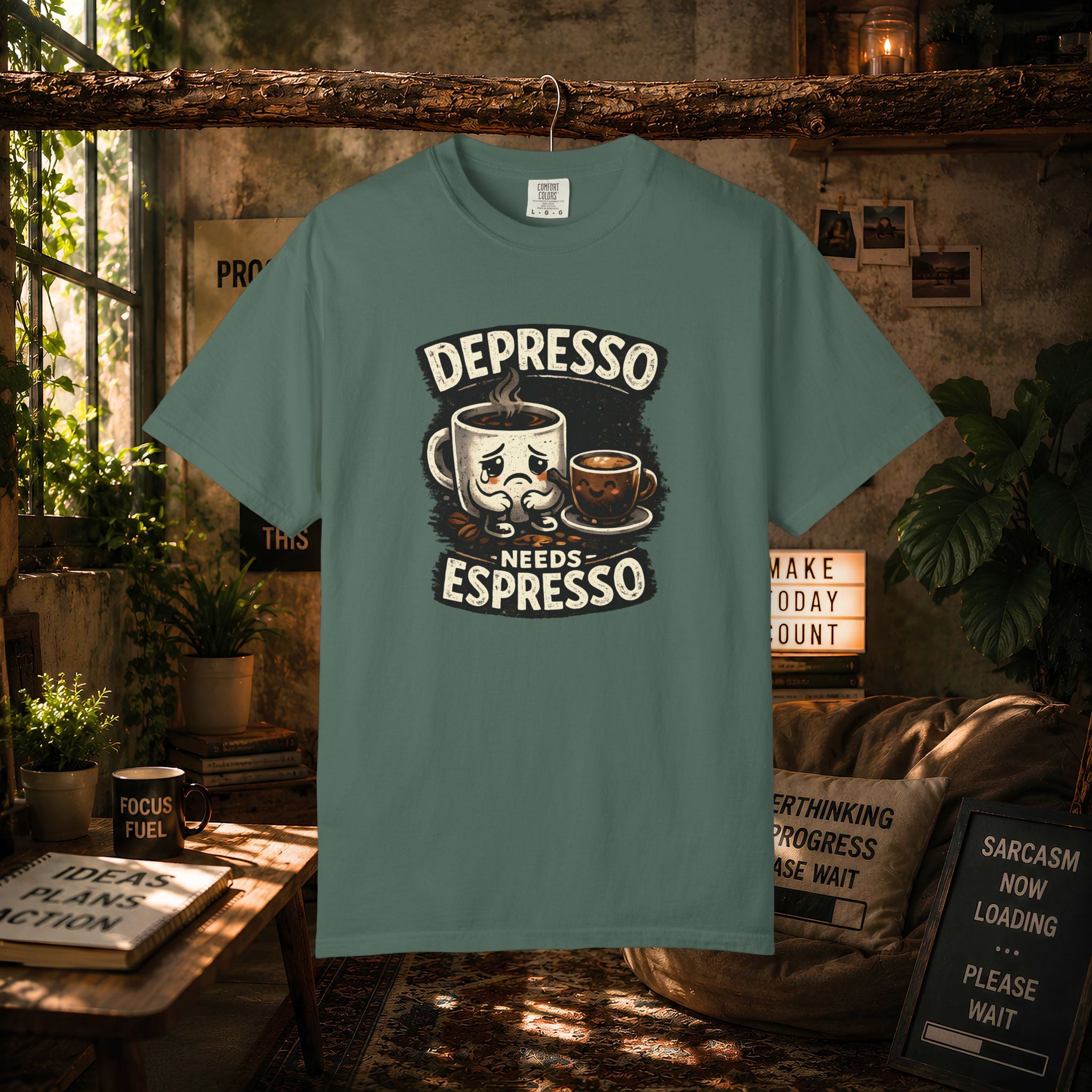 Depresso Needs Espresso T-Shirt