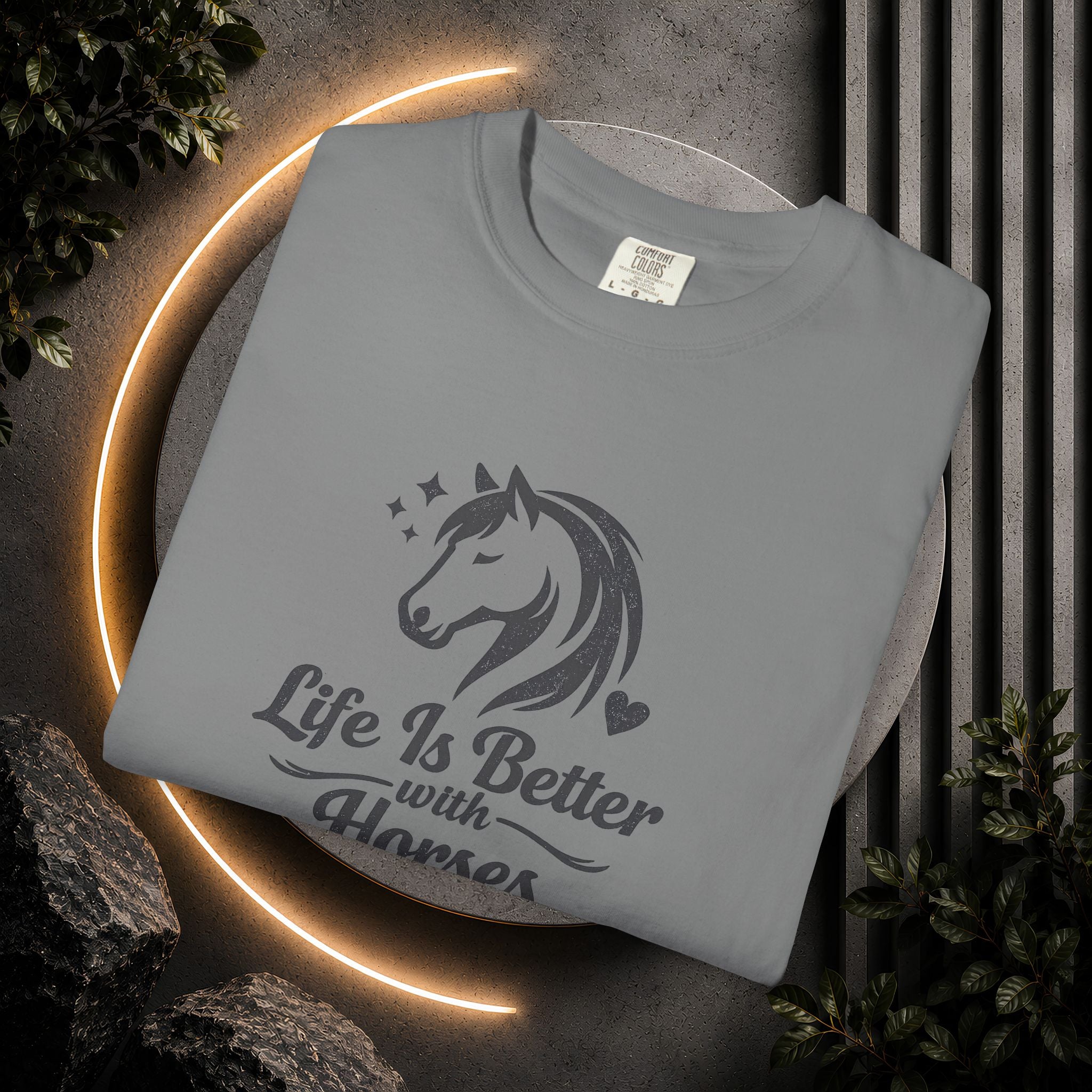 Life Is Better With Horses T-Shirt — Horse Lover Tee