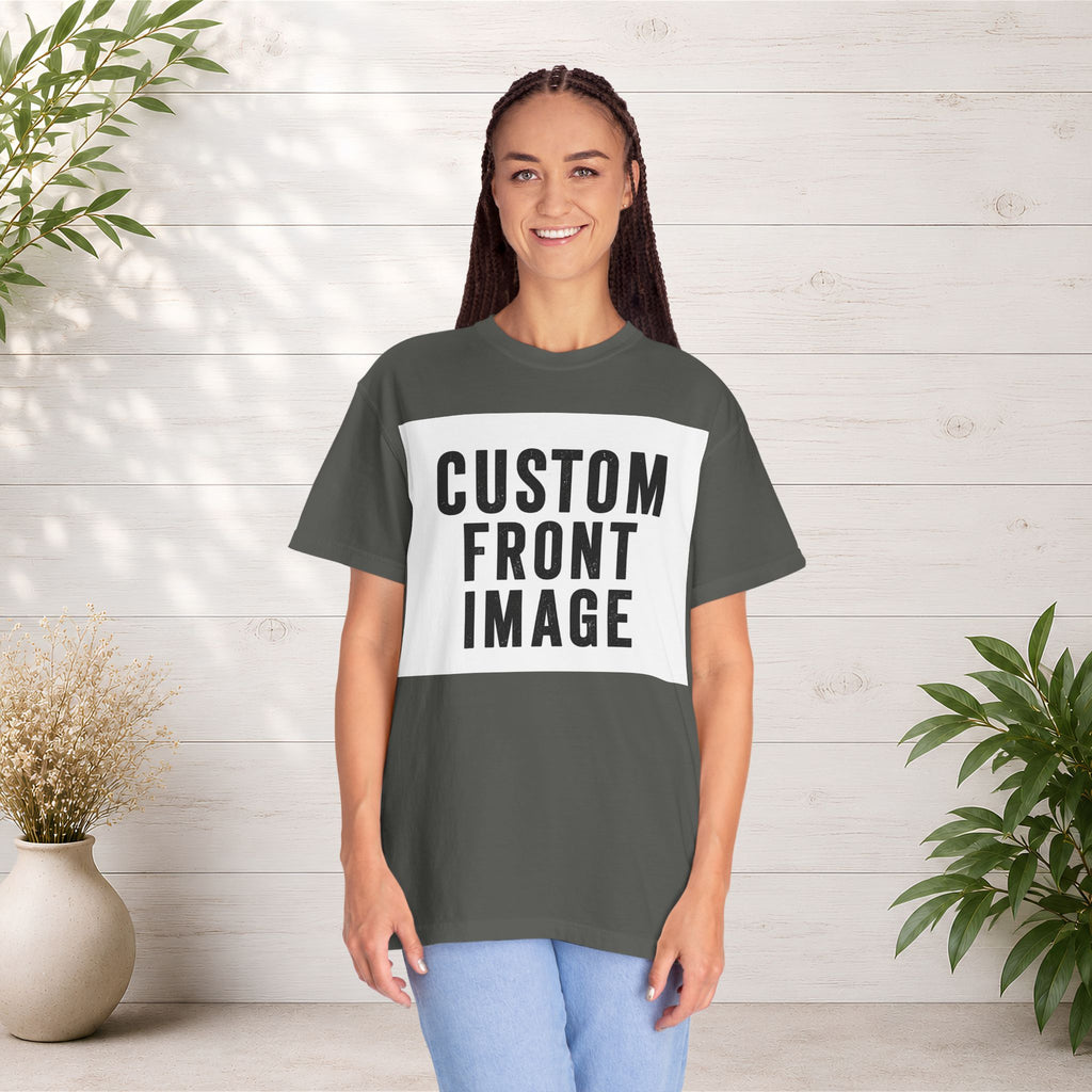 Custom Landscape Image Front T-Shirt - Add Your Own Image