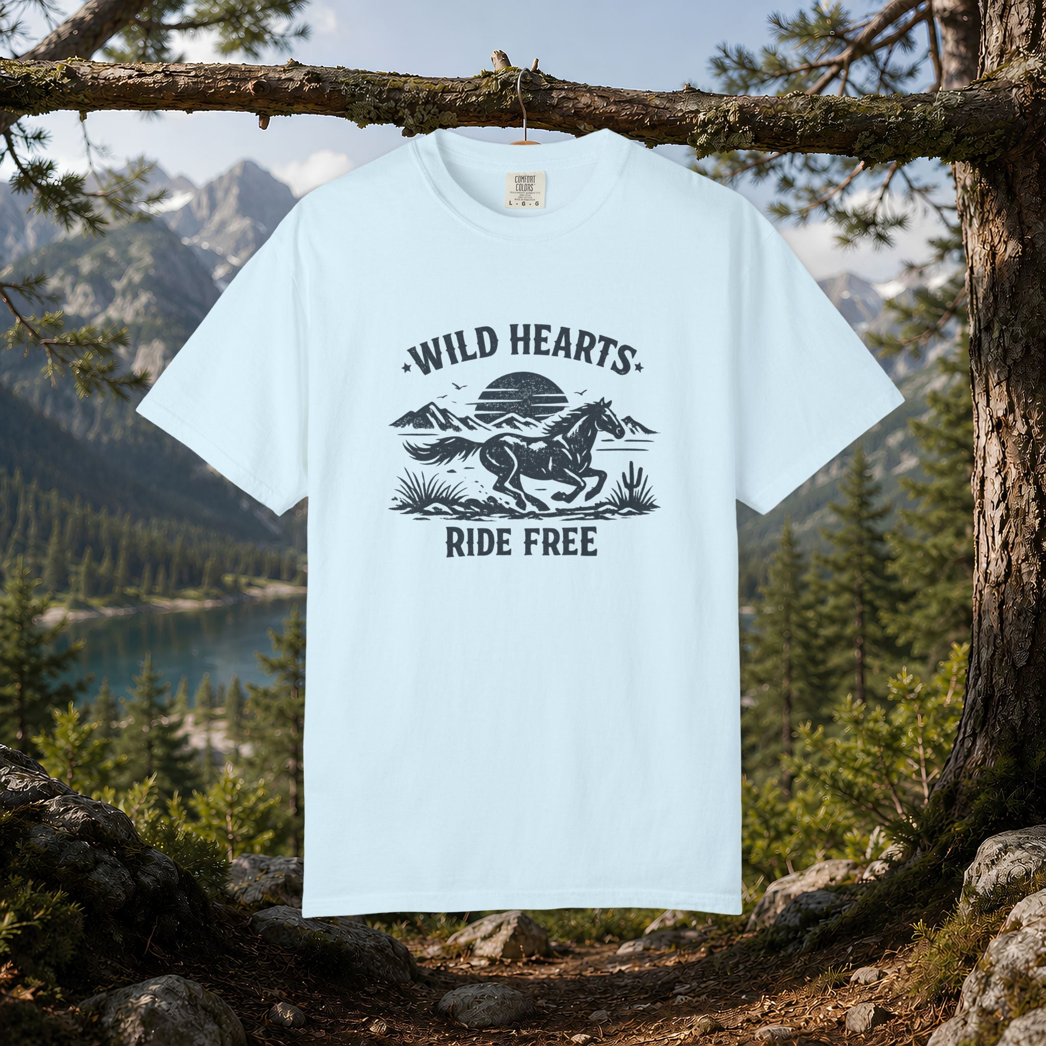Wild Hearts Ride Free T-Shirt – Vintage Horseback Adventure Tee