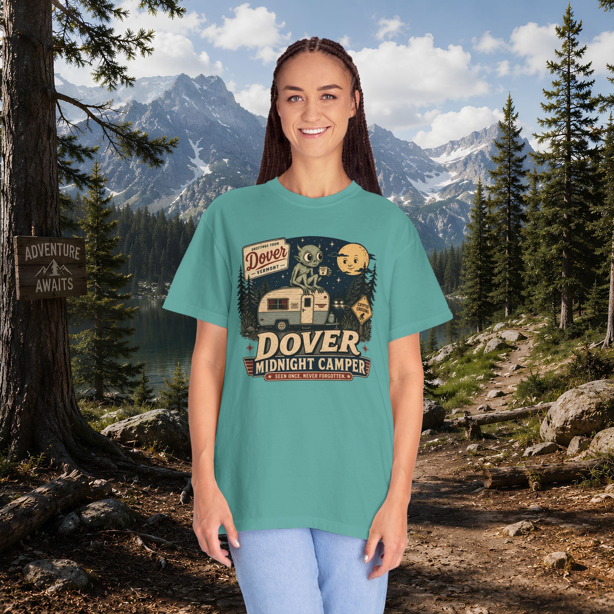 Dover Demon Midnight Camper T-Shirt — Vintage RV Camping Tee