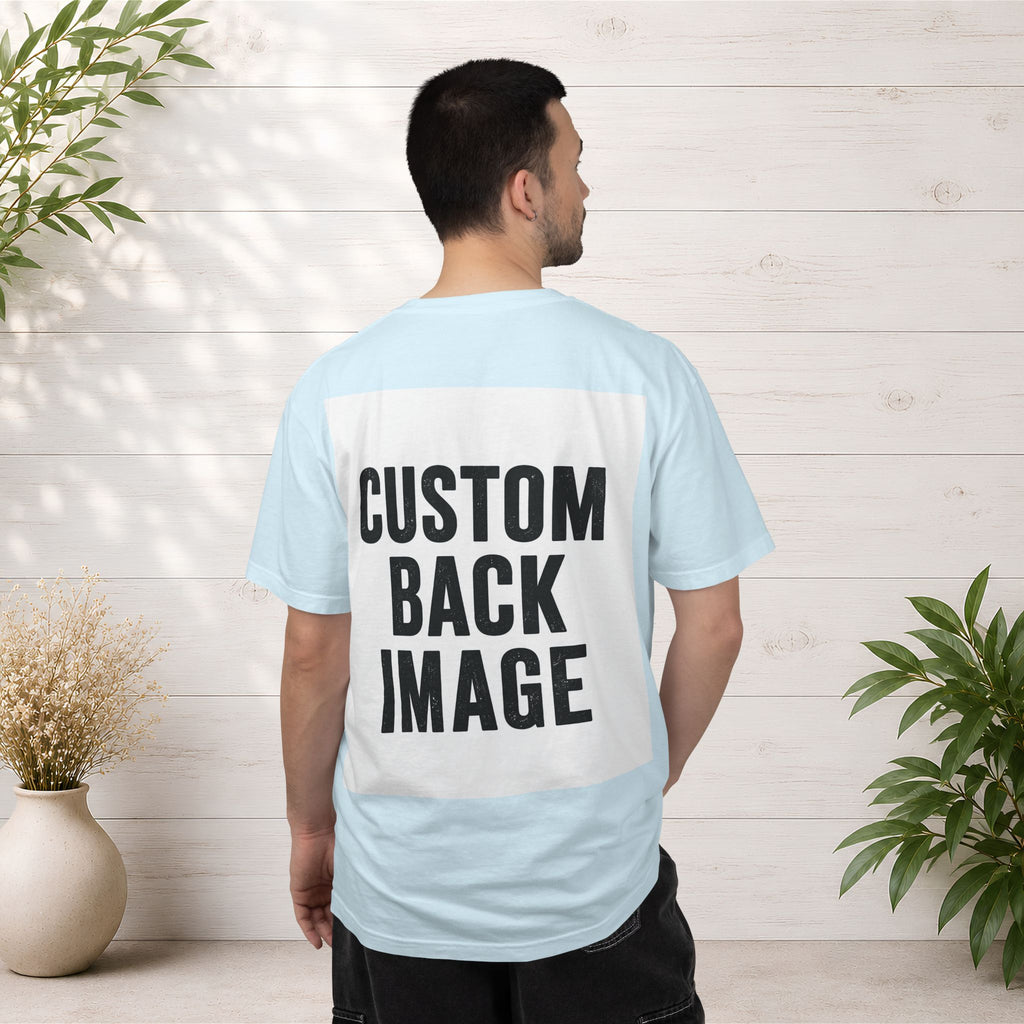 Custom Image Front And Back T-Shirt - Add Your Own Images