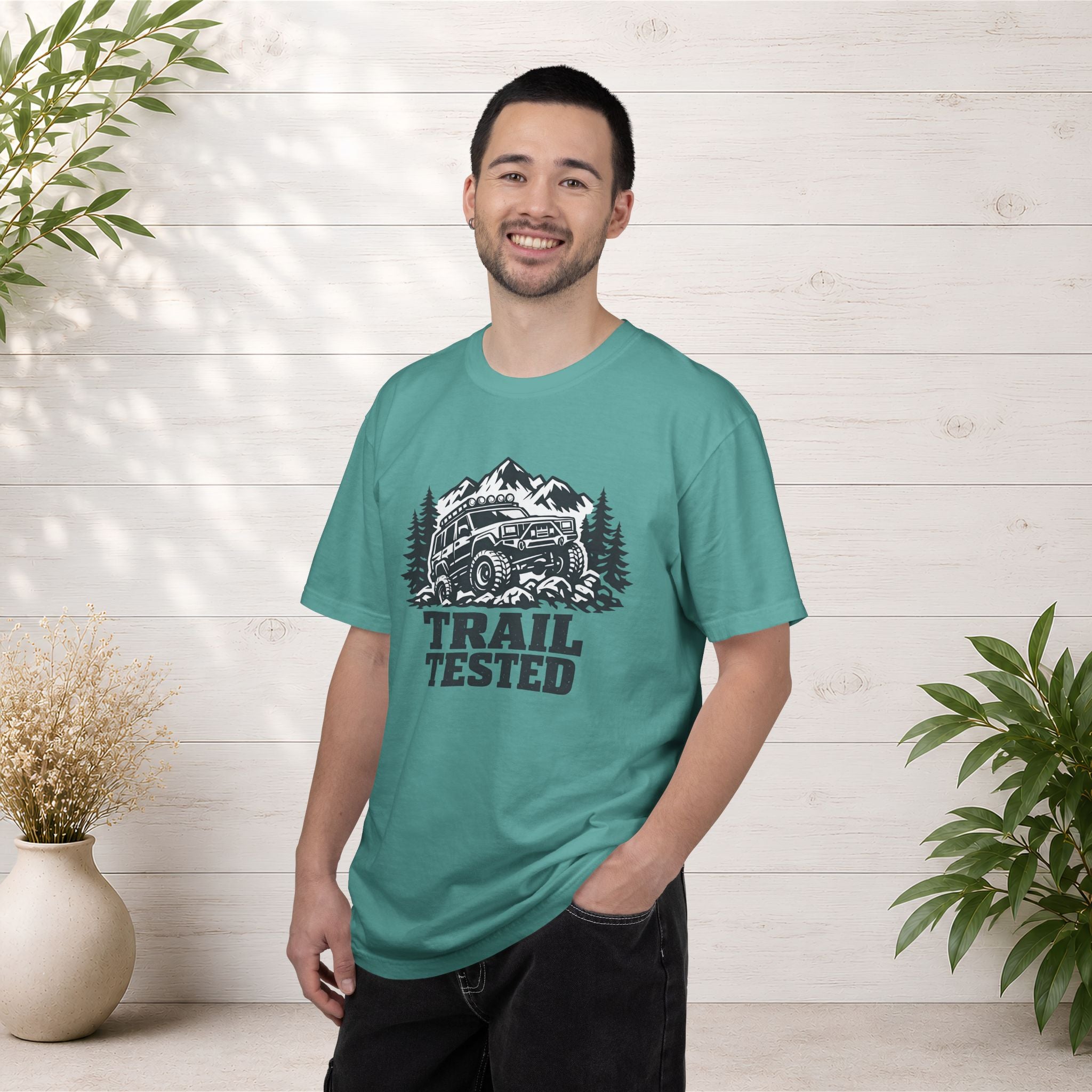 Trail Tested T-Shirt — Off-Road Jeep Mountain Adventure Tee