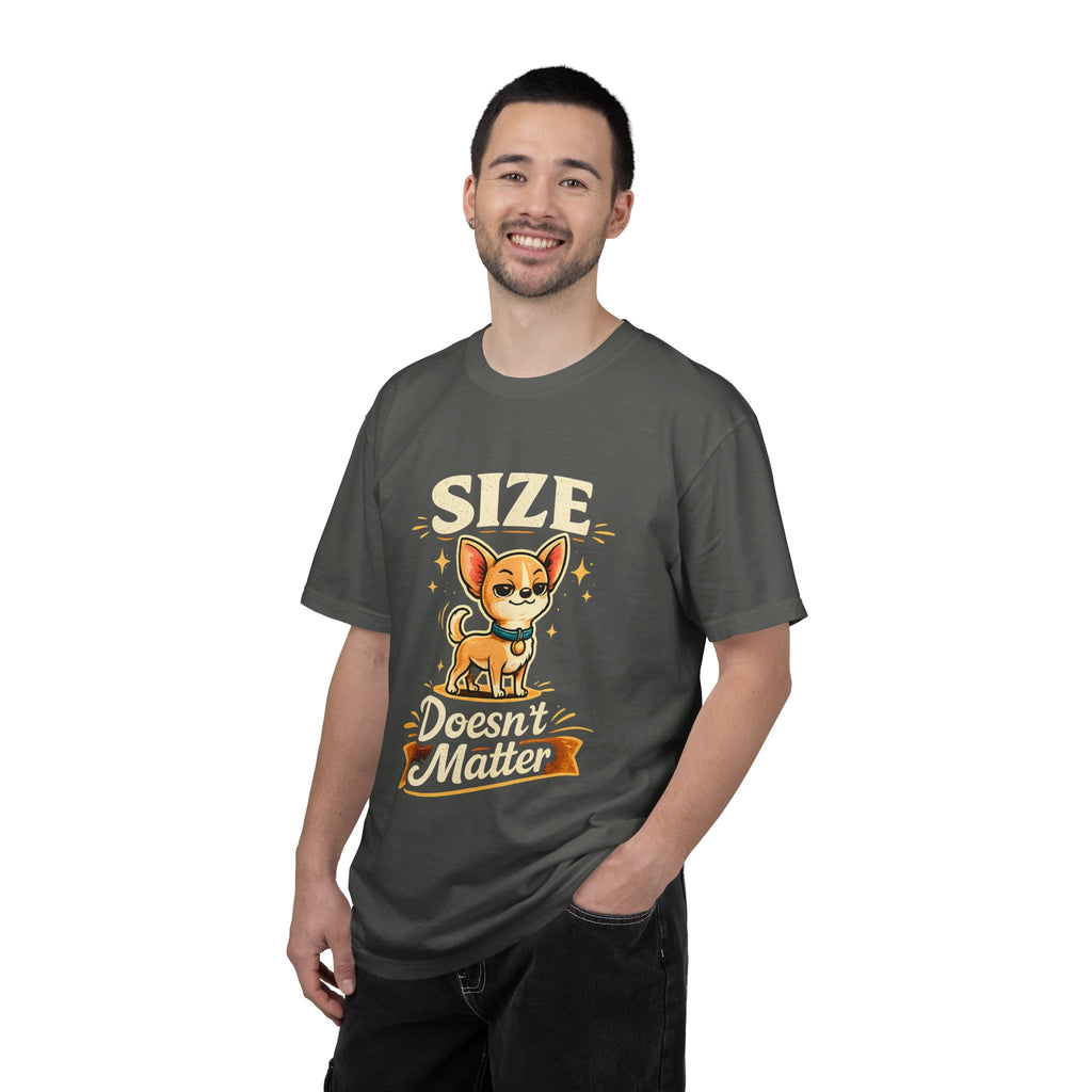 Size Doesnt Matter Chihuahua T-Shirt | Cute Dog Graphic Tee