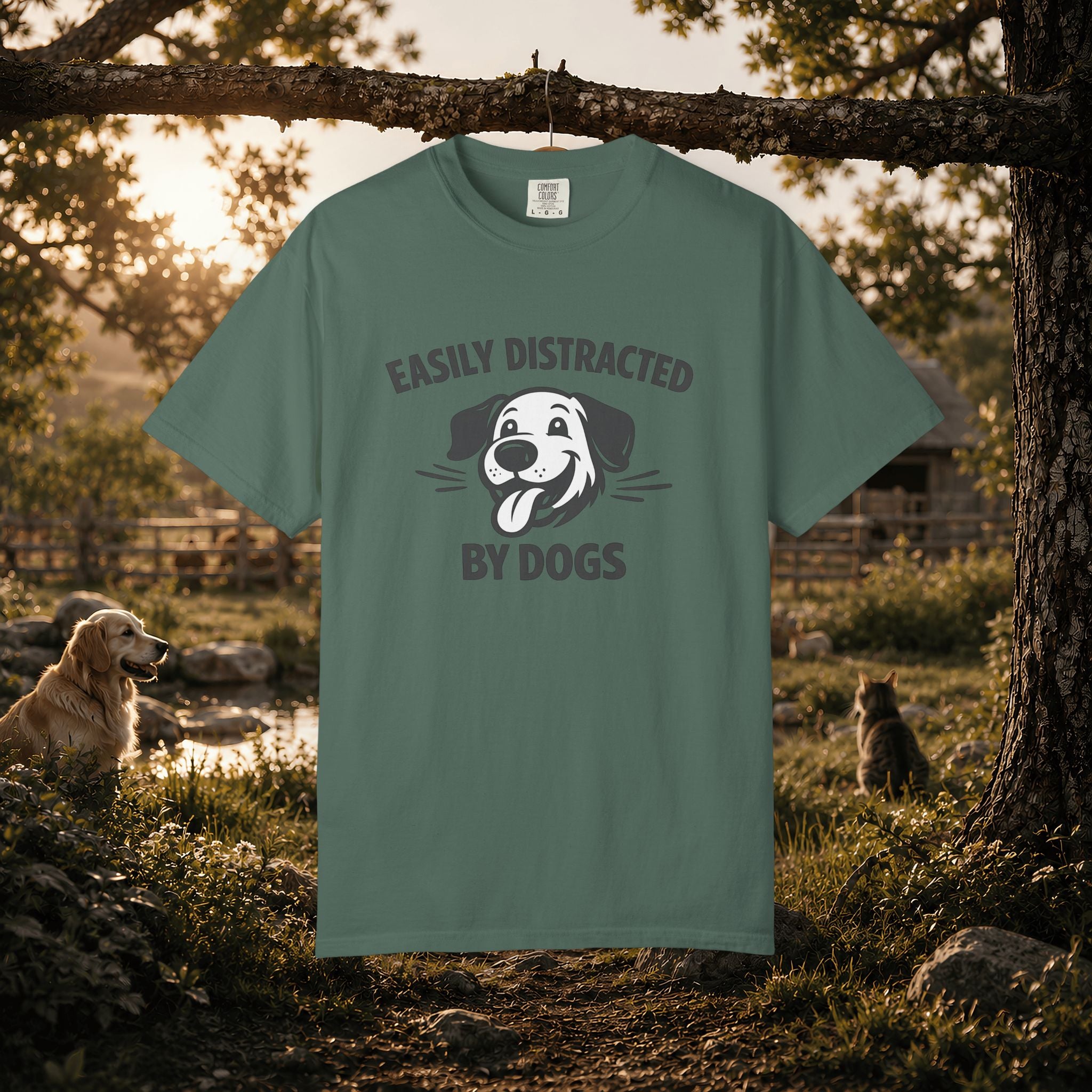 Easily Distracted By Dogs T-Shirt