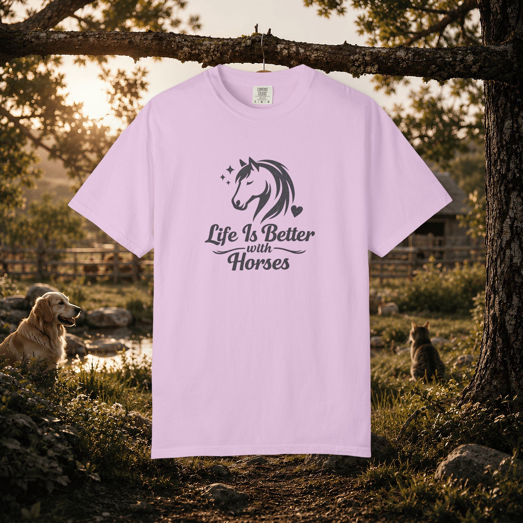 Life Is Better With Horses T-Shirt — Horse Lover Tee