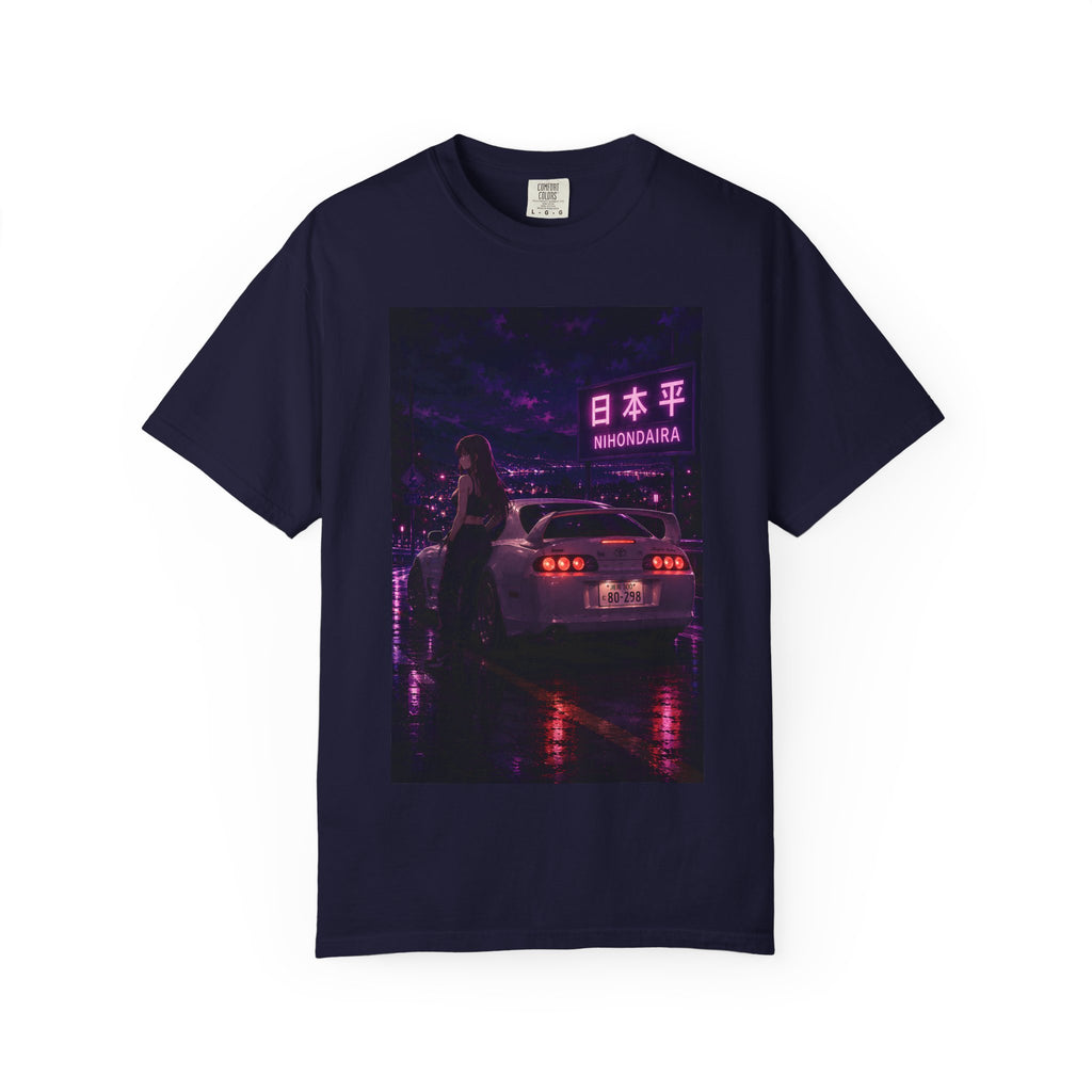 Midnight Apex Nihondaira Dreams T-shirt | Retro JDM Street Racer Anime