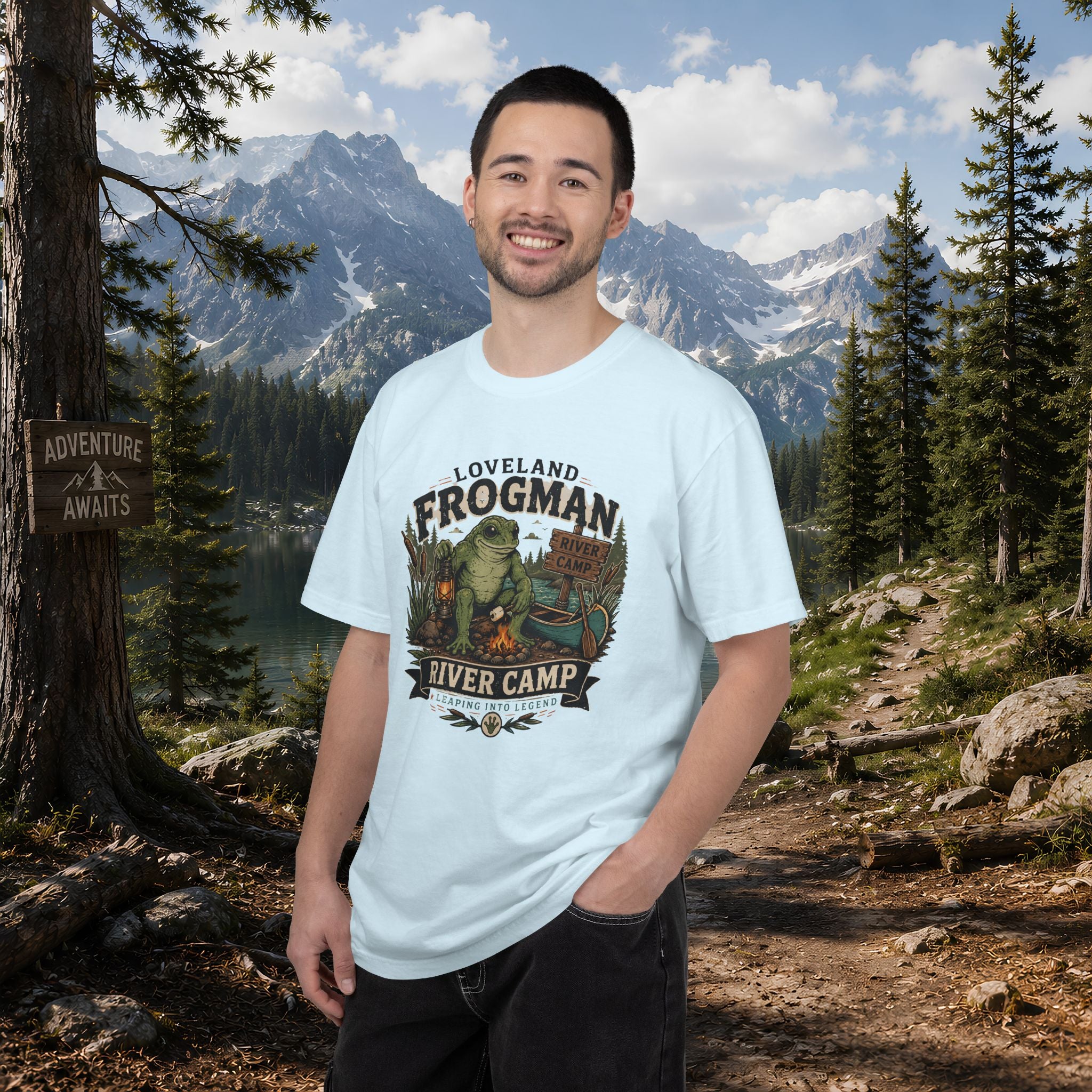 Loveland Frogman River Camp T-Shirt — Outdoor Graphic Tee
