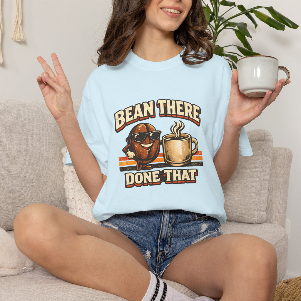 Coffee T-Shirt — "Bean There Done That" Retro Coffee Shirt