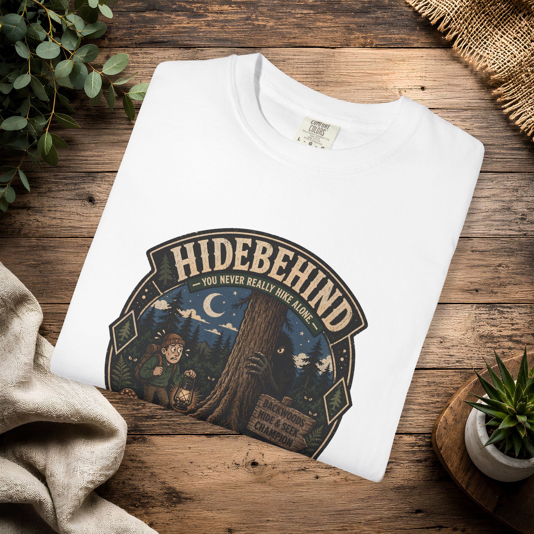 Hidebehind Cryptid T-Shirt — Vintage Outdoor Adventure Tee