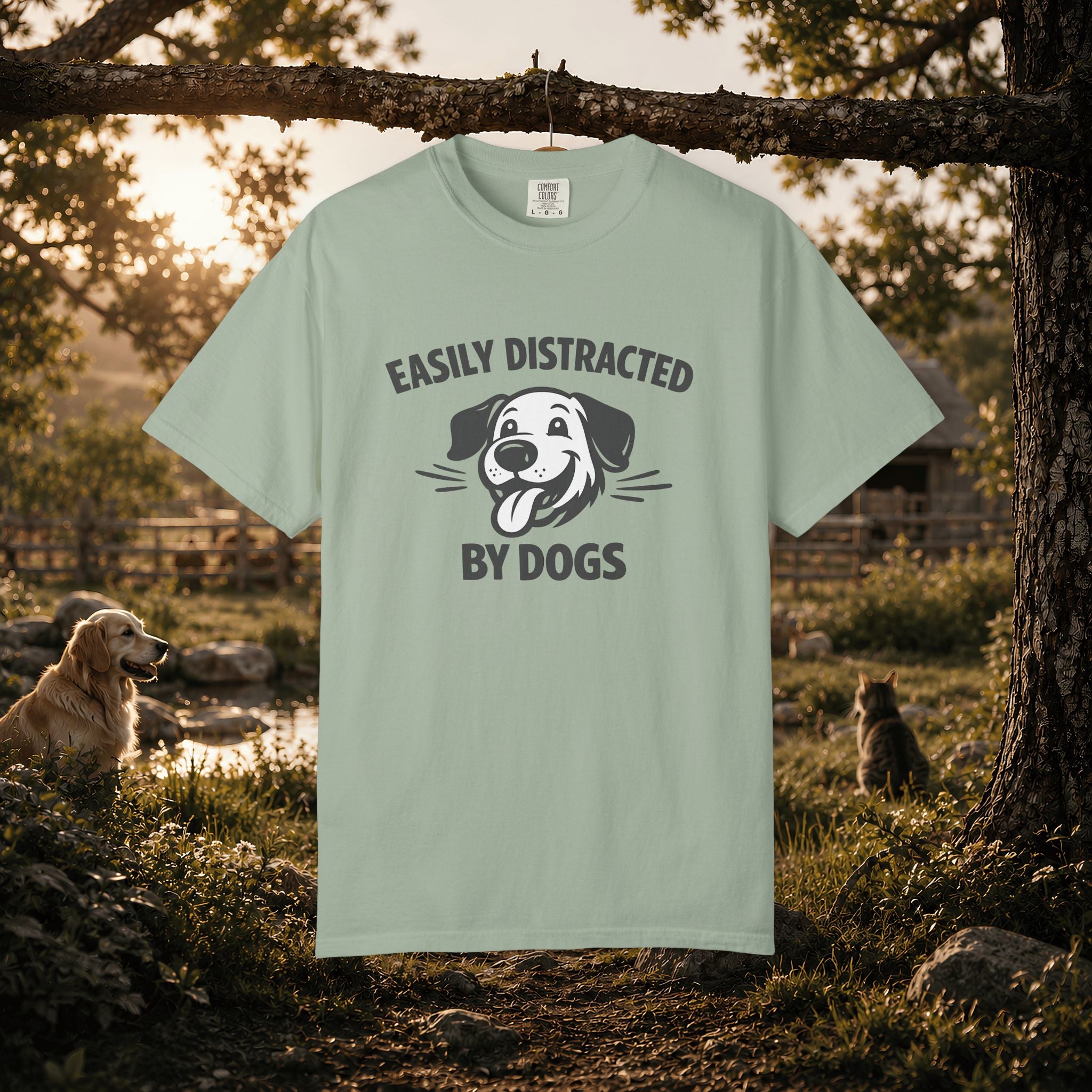Easily Distracted By Dogs T-Shirt