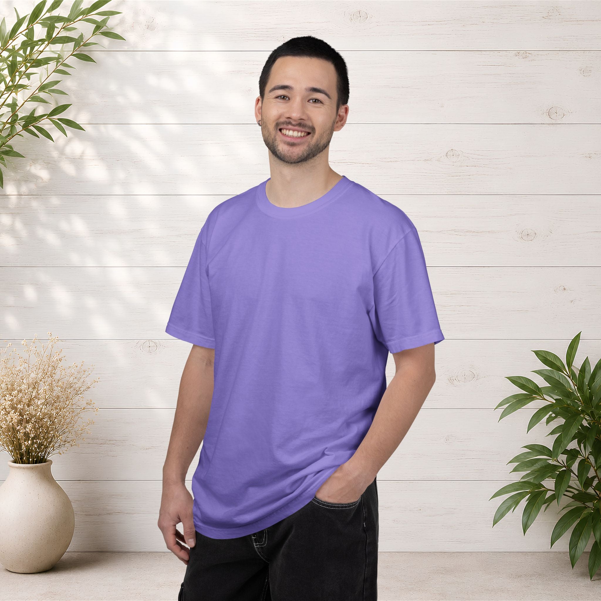 Custom Image Back T-Shirt - Add Your Own Image