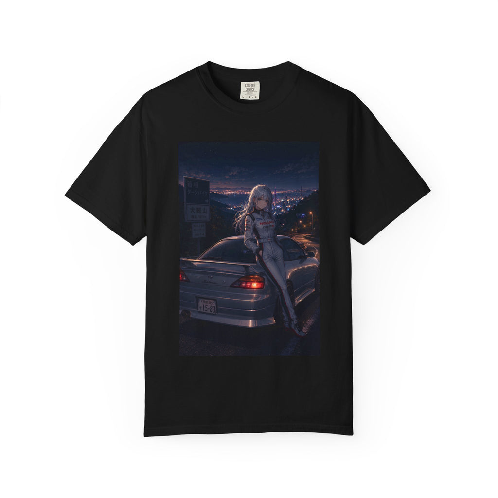 Hakone Night Drive Anime T-shirt | Retro JDM Street Racer Anime