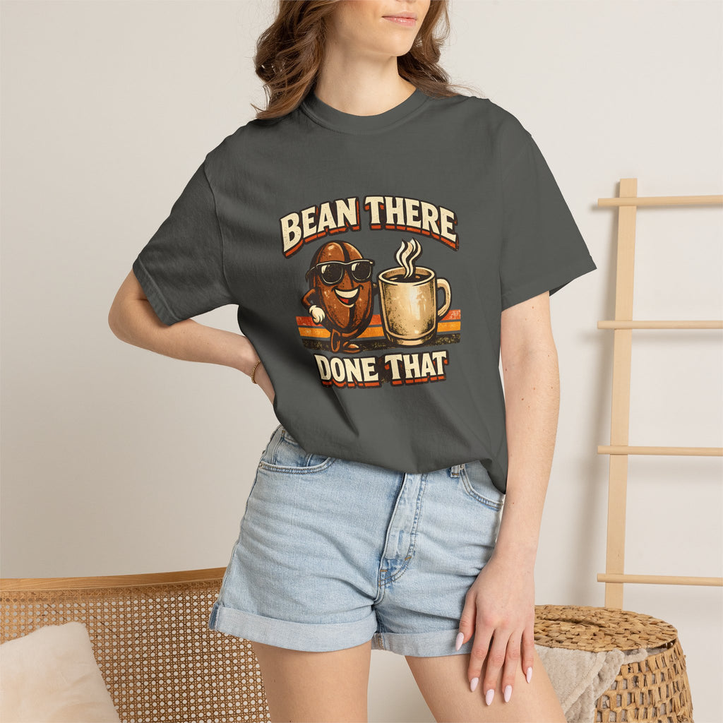 Coffee T-Shirt — "Bean There Done That" Retro Coffee Shirt