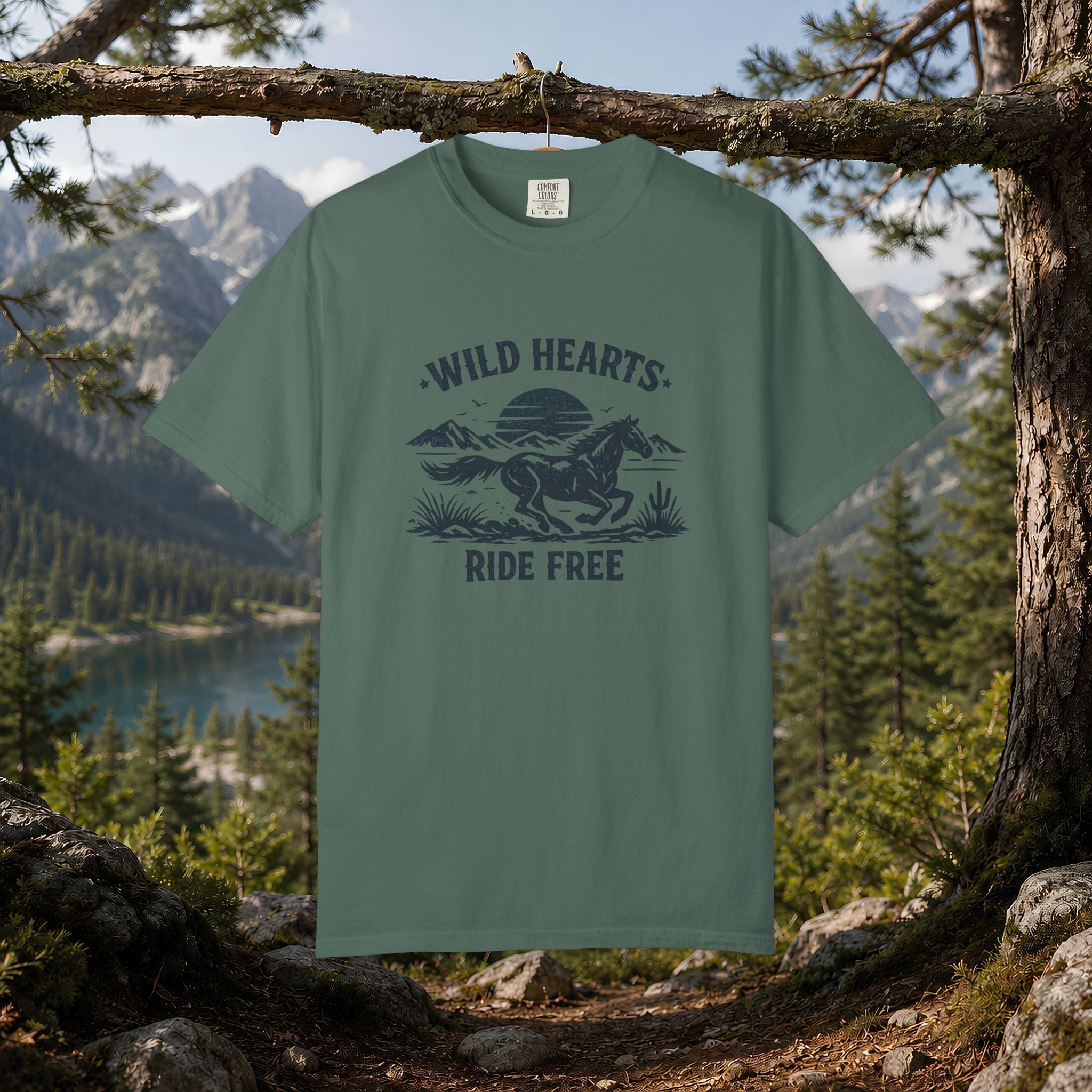 Wild Hearts Ride Free T-Shirt – Vintage Horseback Adventure Tee