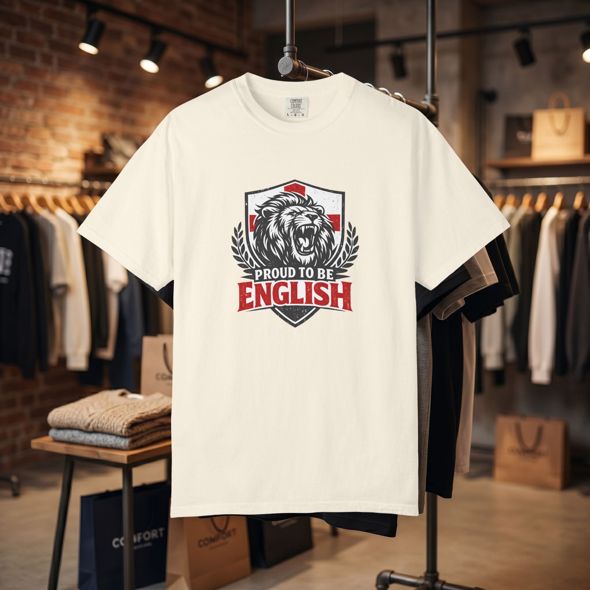 Proud to Be English T-Shirt — Lion Crest Tee