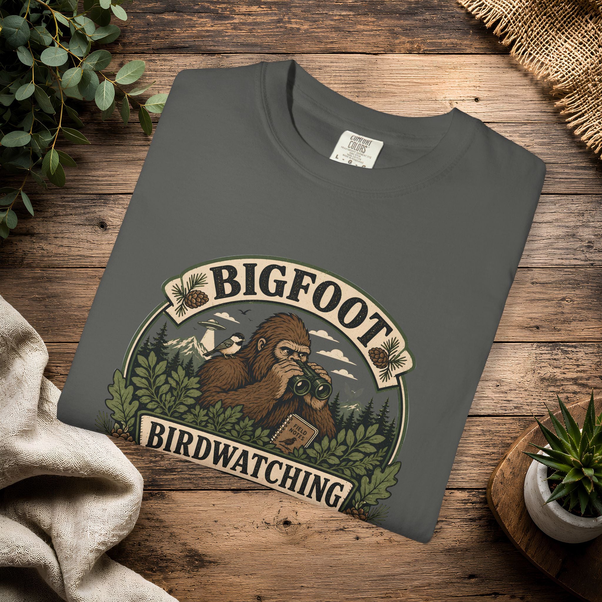 Bigfoot Birdwatching Society T-Shirt