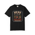 Head of Backyard Operations T-Shirt | BBQ Grill Vintage Graphic