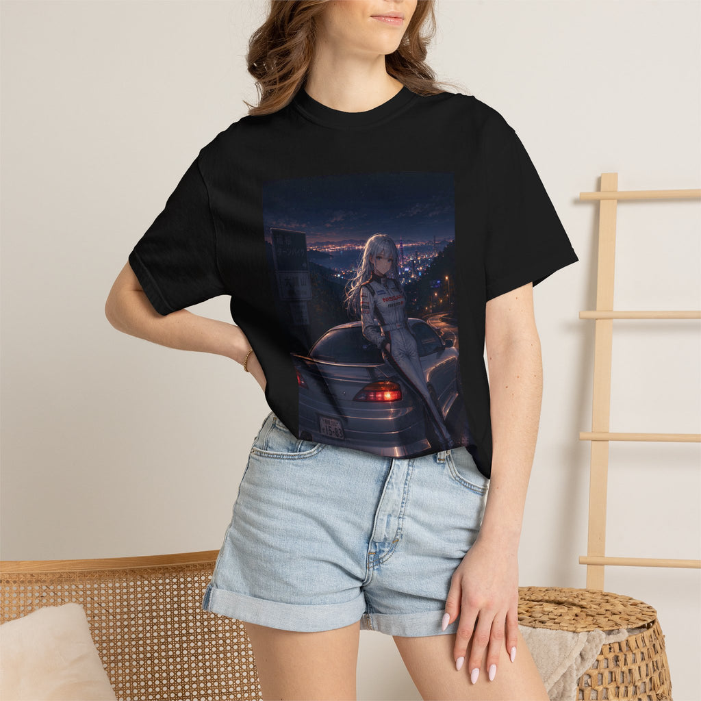 Hakone Night Drive Anime T-shirt | Retro JDM Street Racer Anime