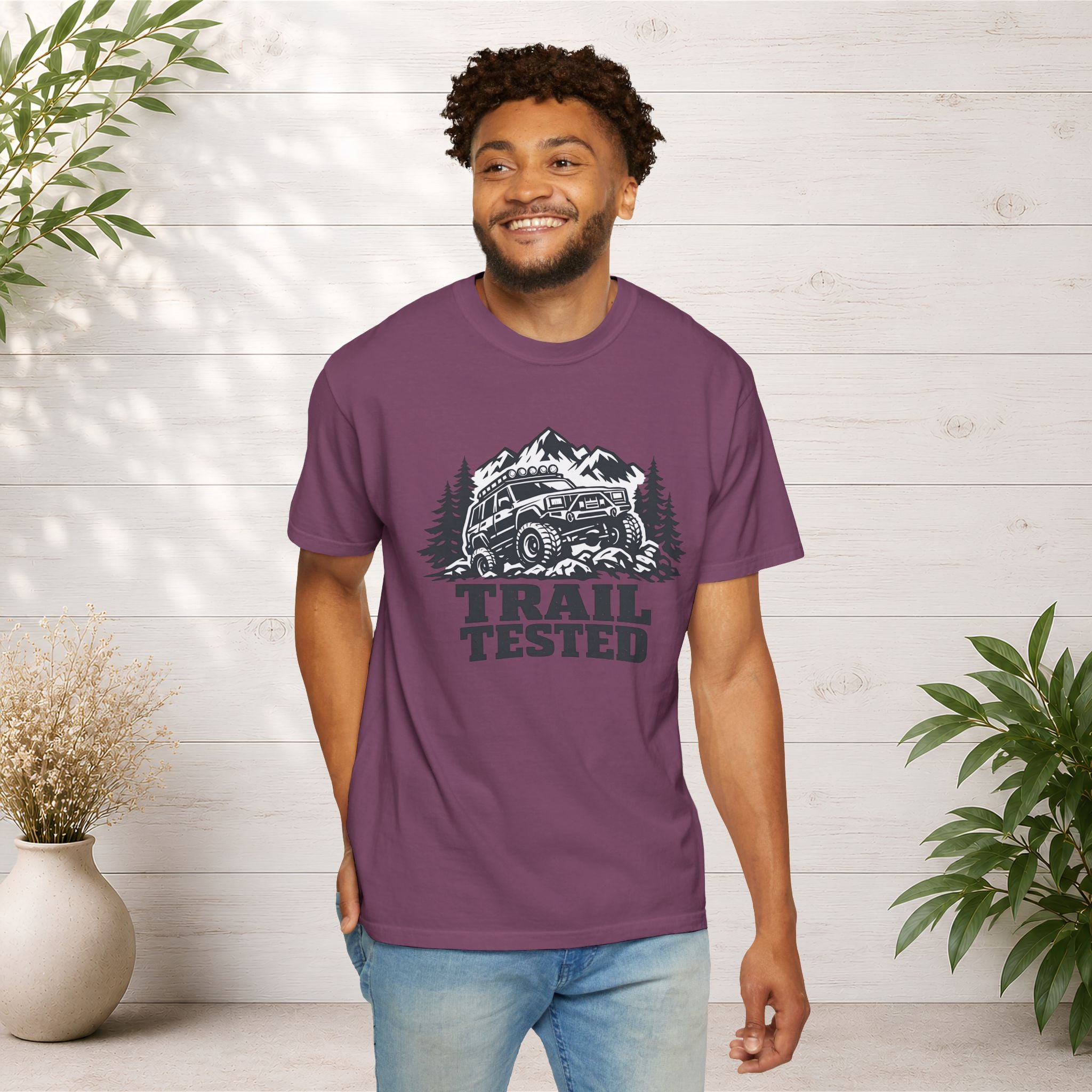 Trail Tested T-Shirt — Off-Road Jeep Mountain Adventure Tee