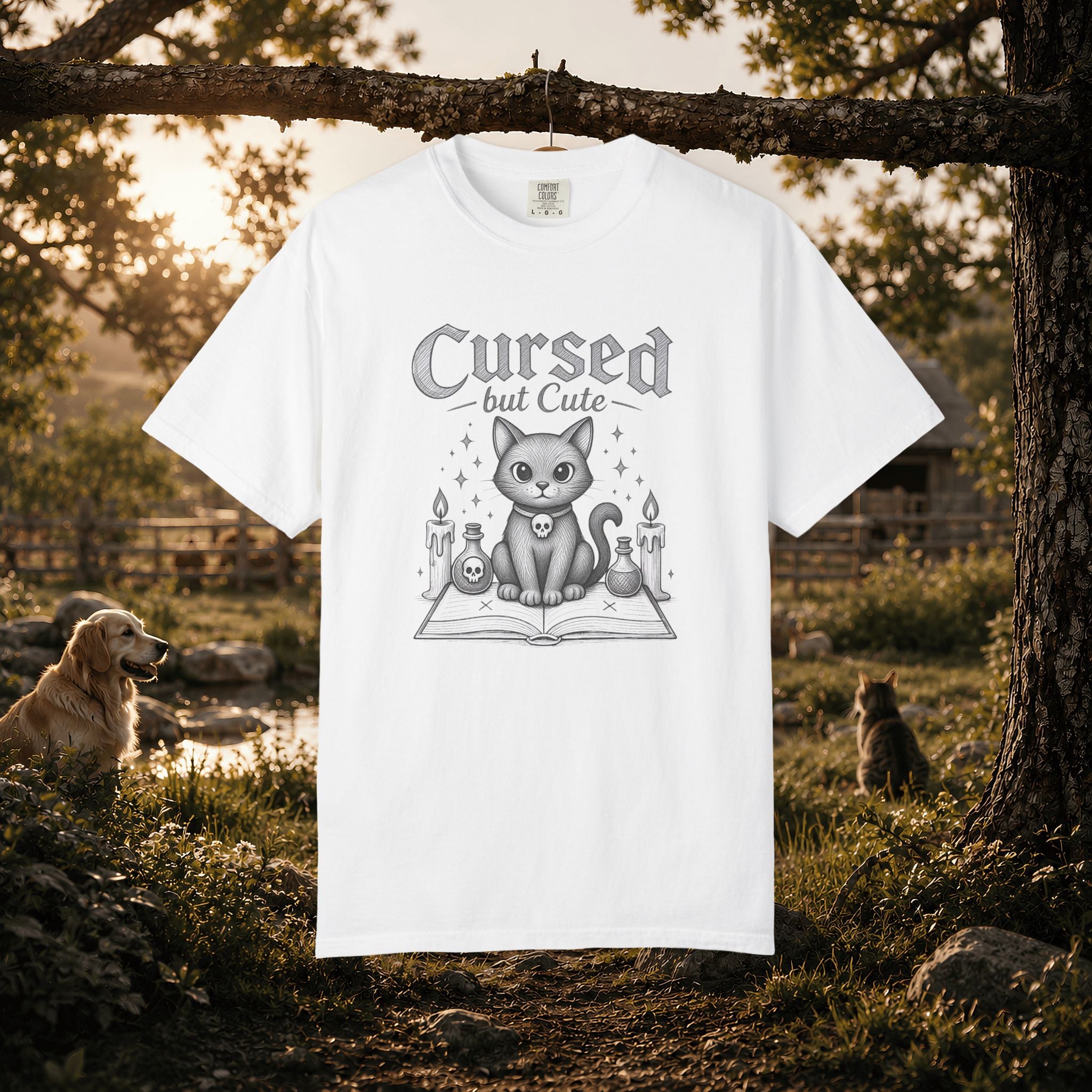 Cursed But Cute Cat T-Shirt