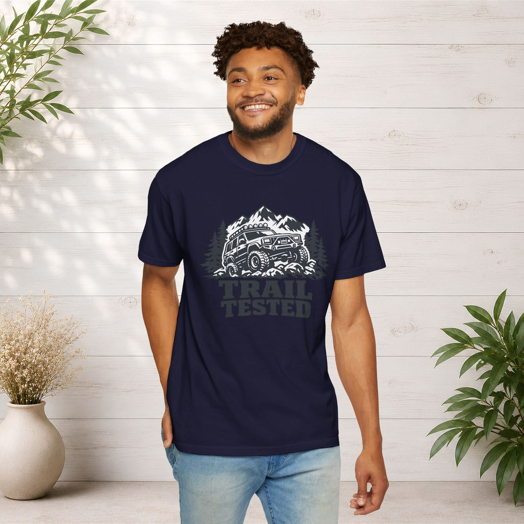 Trail Tested T-Shirt — Off-Road Jeep Mountain Adventure Tee