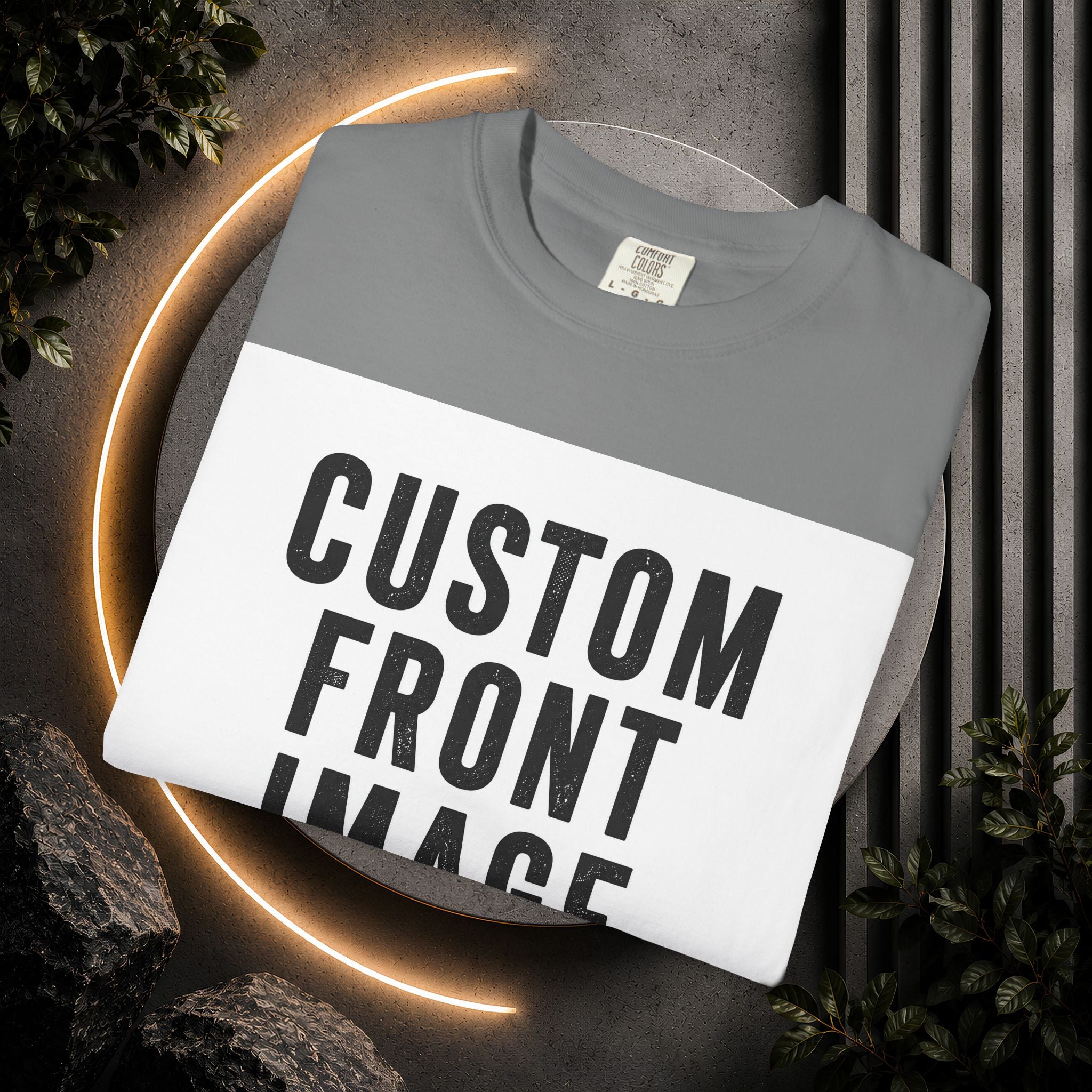 Custom Landscape Image Front T-Shirt - Add Your Own Image