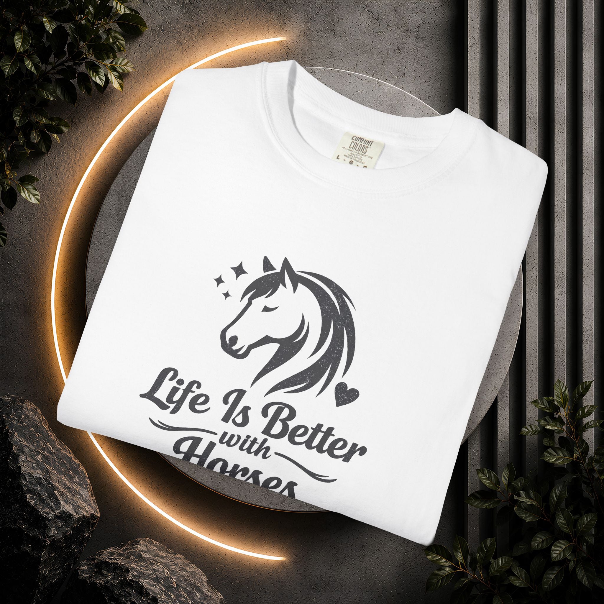 Life Is Better With Horses T-Shirt — Horse Lover Tee