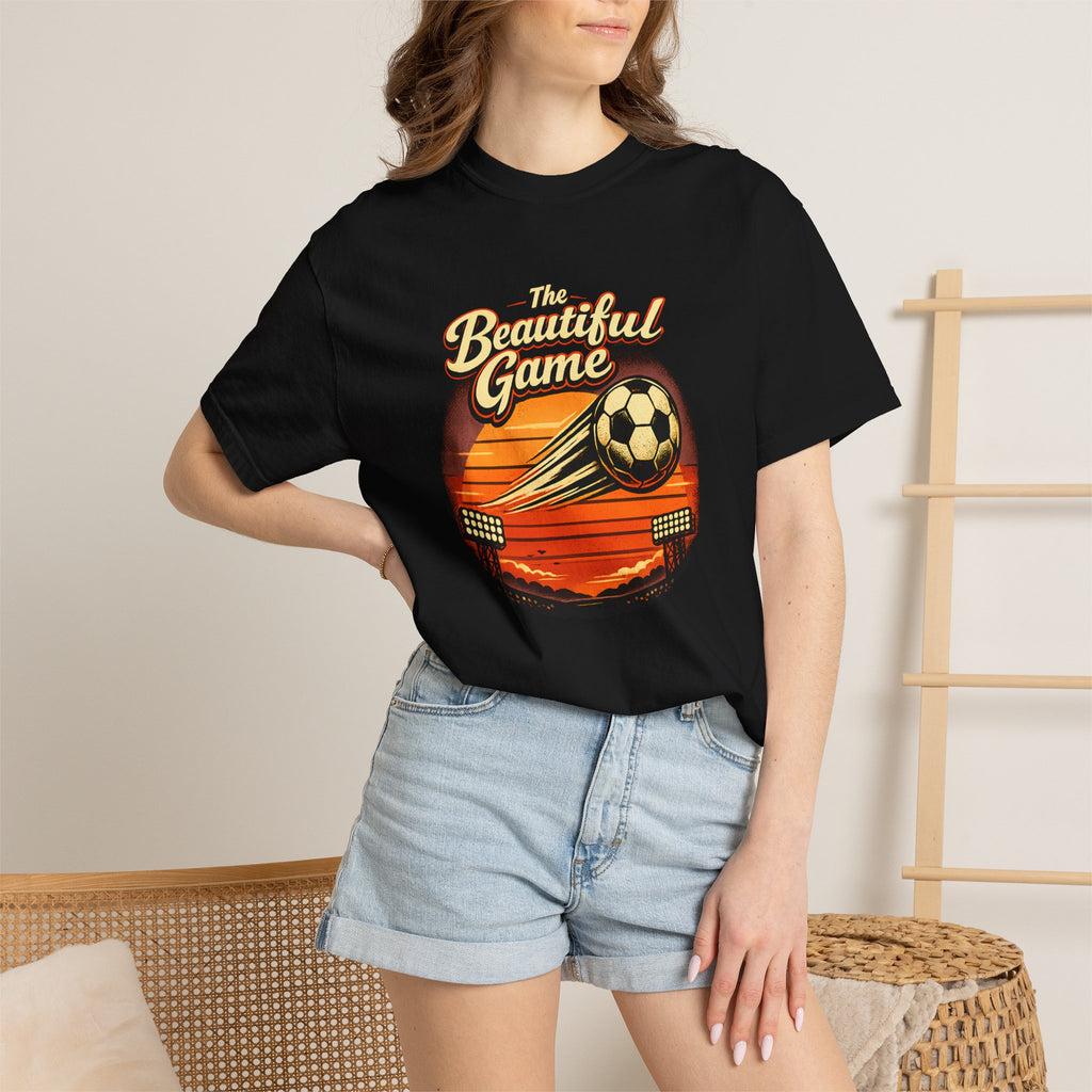 Soccer Vintage Sunset T-Shirt — "The Beautiful Game"