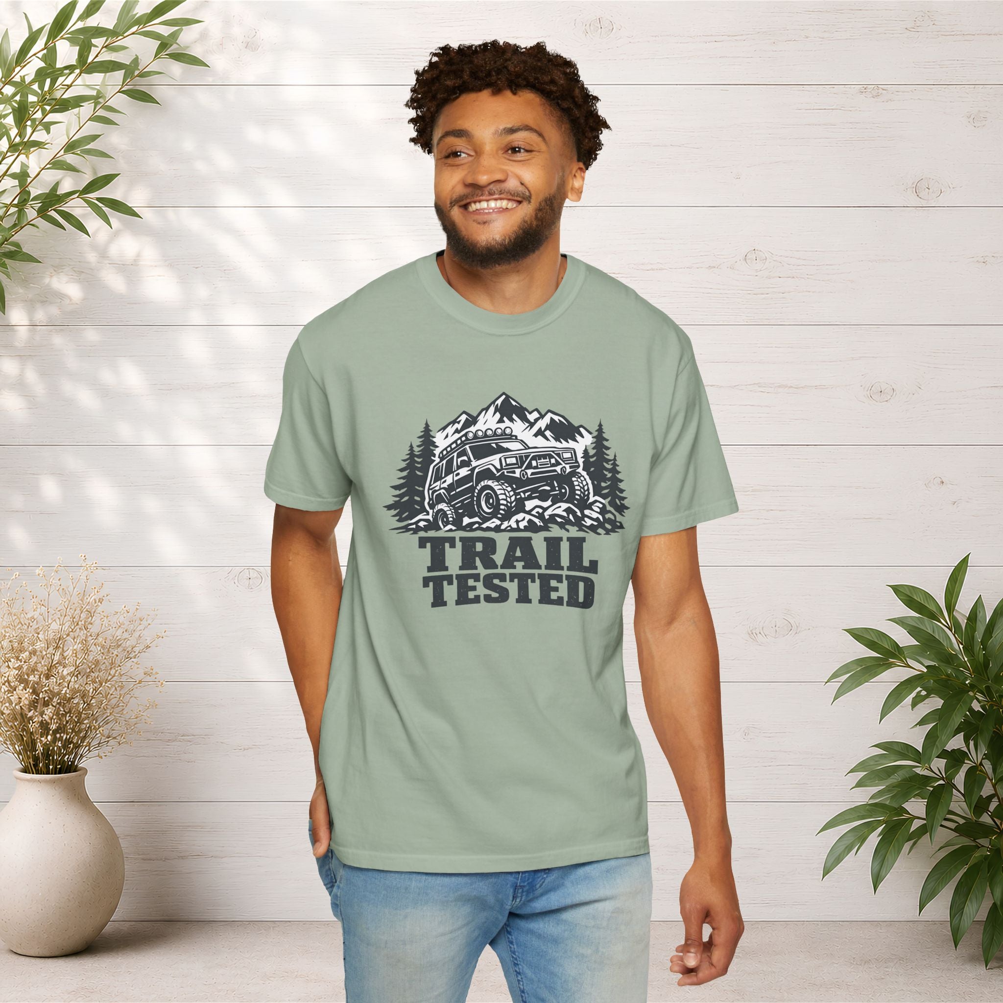 Trail Tested T-Shirt — Off-Road Jeep Mountain Adventure Tee