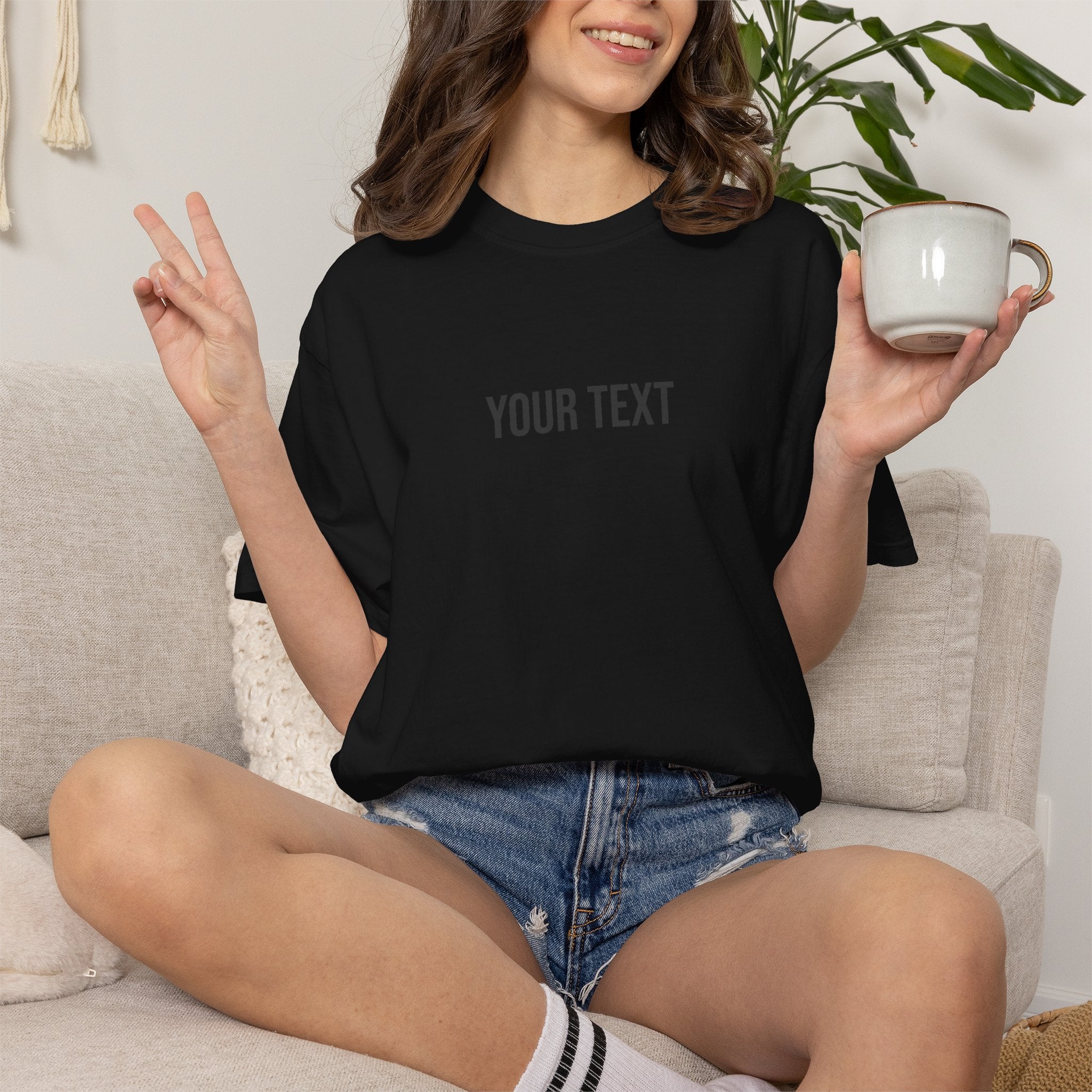 Custom Text T-Shirt — Personalized Text Tee