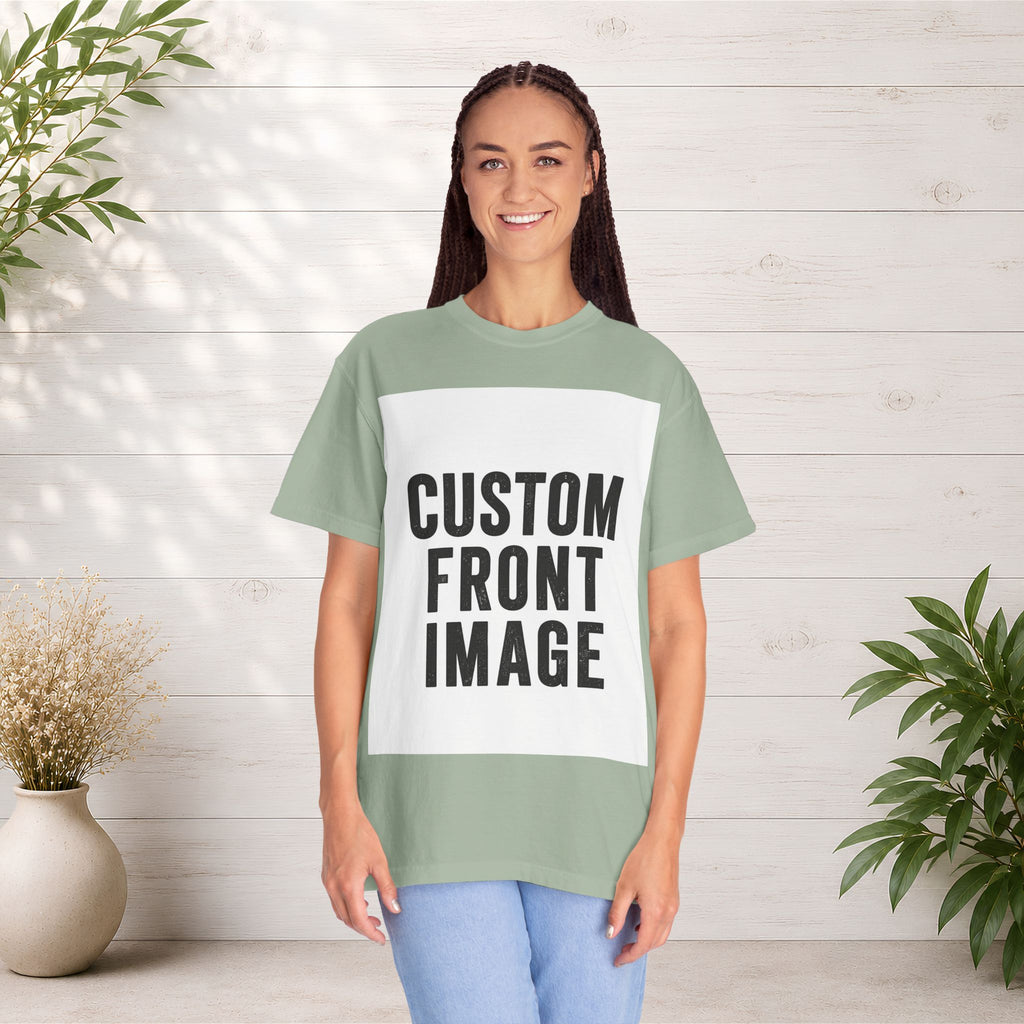 Custom Image Front T-Shirt - Add Your Own Image