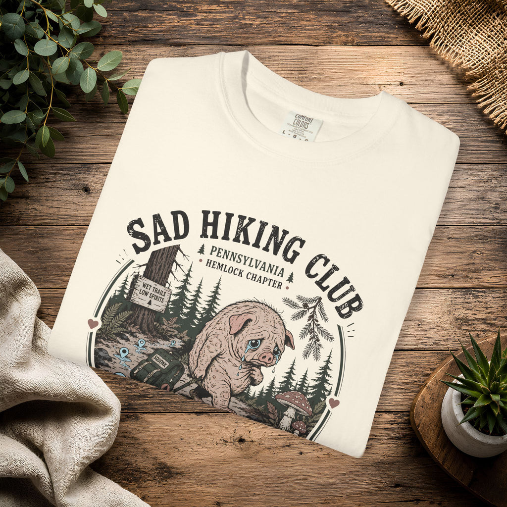Squonk Sad Hiking Club T-Shirt — Vintage Mountain Camping Tee