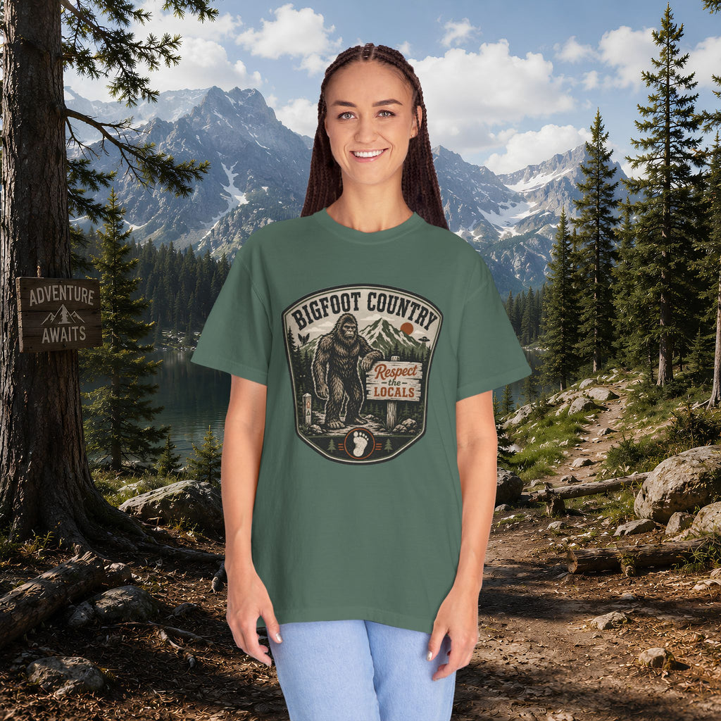 Bigfoot Country T-Shirt — Respect the Locals Outdoor Graphic Tee