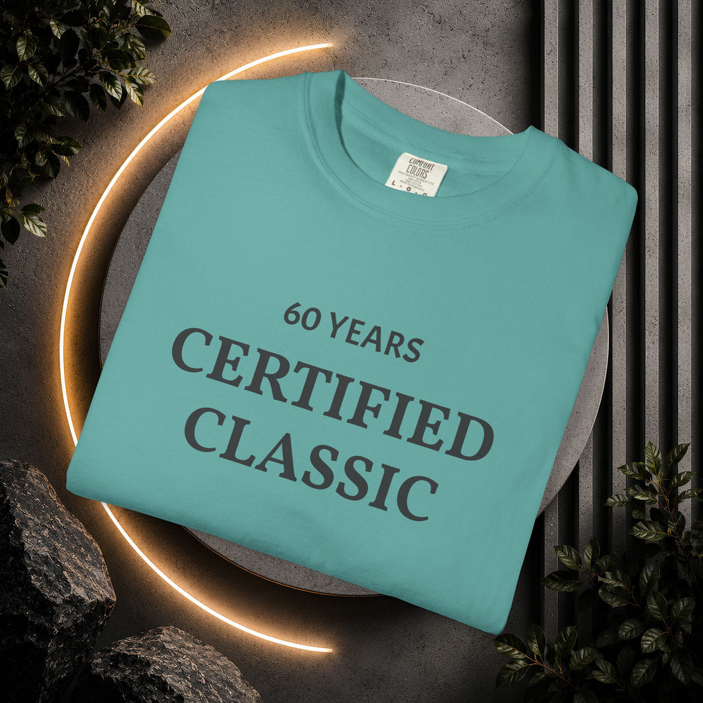 Custom Text "Certified Classic" T-Shirt — Personalized Text Tee