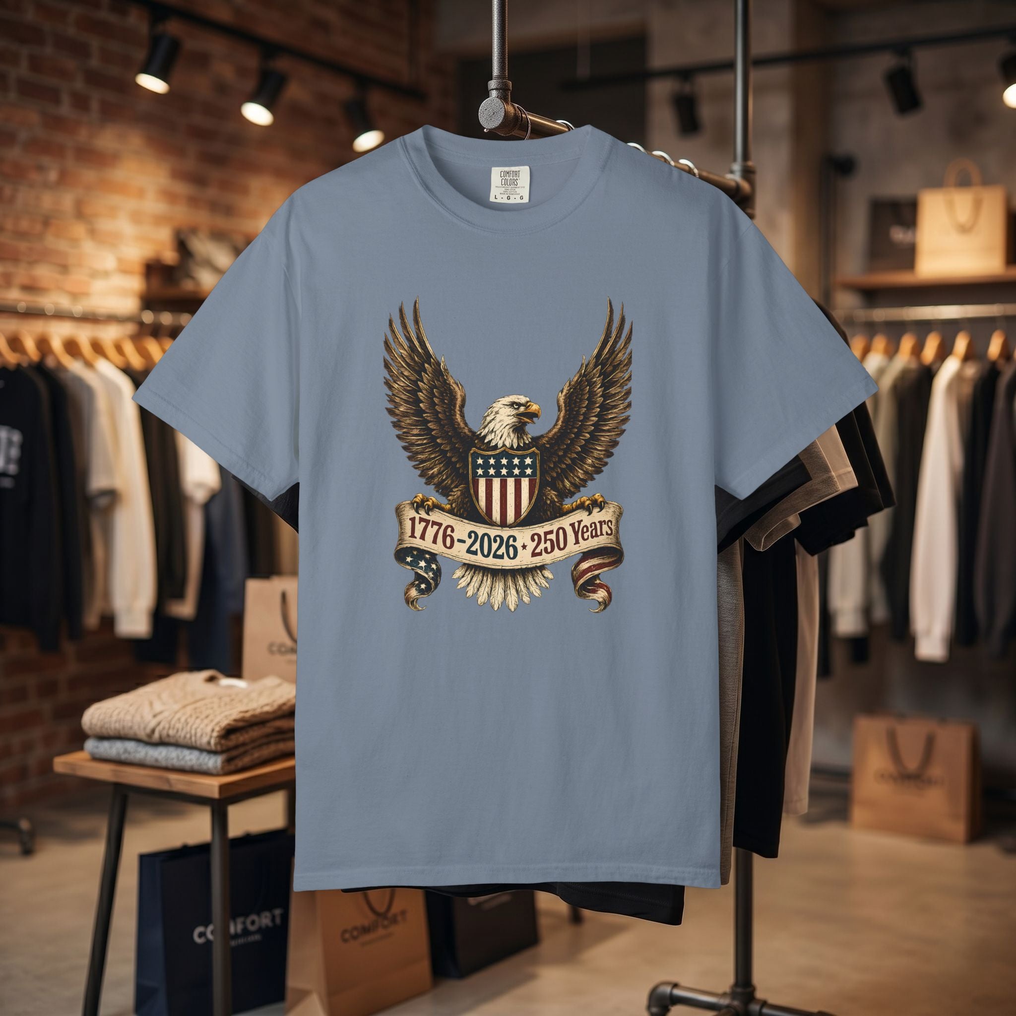 American Eagle 1776-2026 250 Years T-shirt | Patriotic Independence Tee
