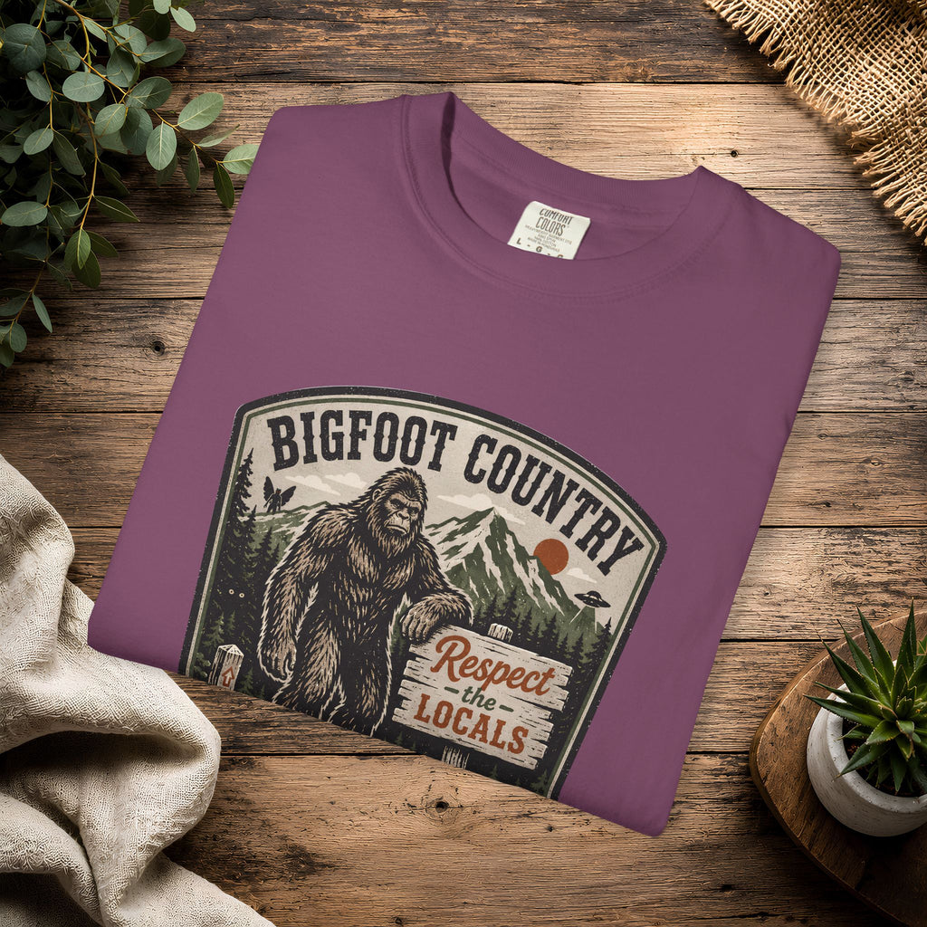 Bigfoot Country T-Shirt — Respect the Locals Outdoor Graphic Tee