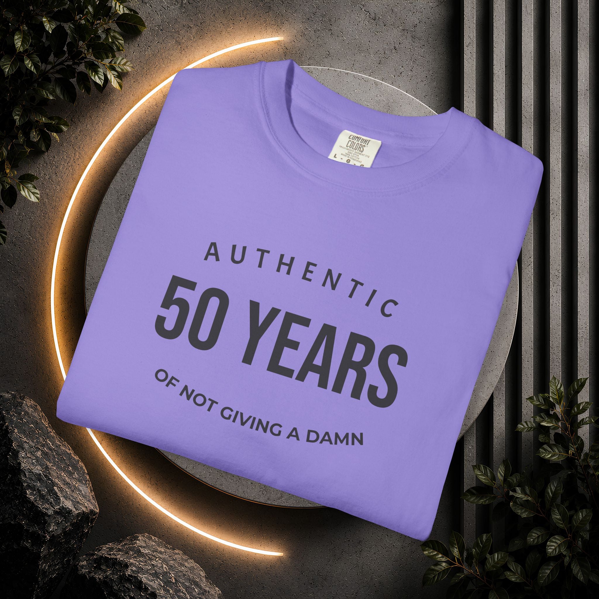 "Authentic" Custom Text "of Not Giving a Damn" T-Shirt
