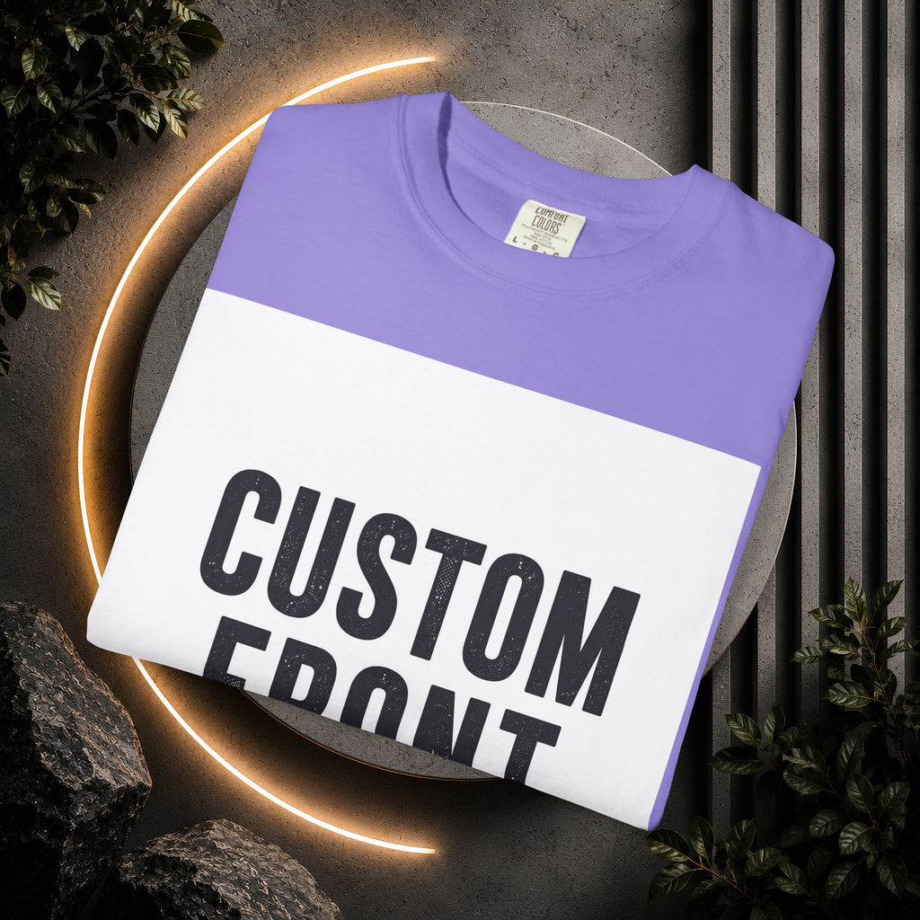 Custom Image Front T-Shirt - Add Your Own Image