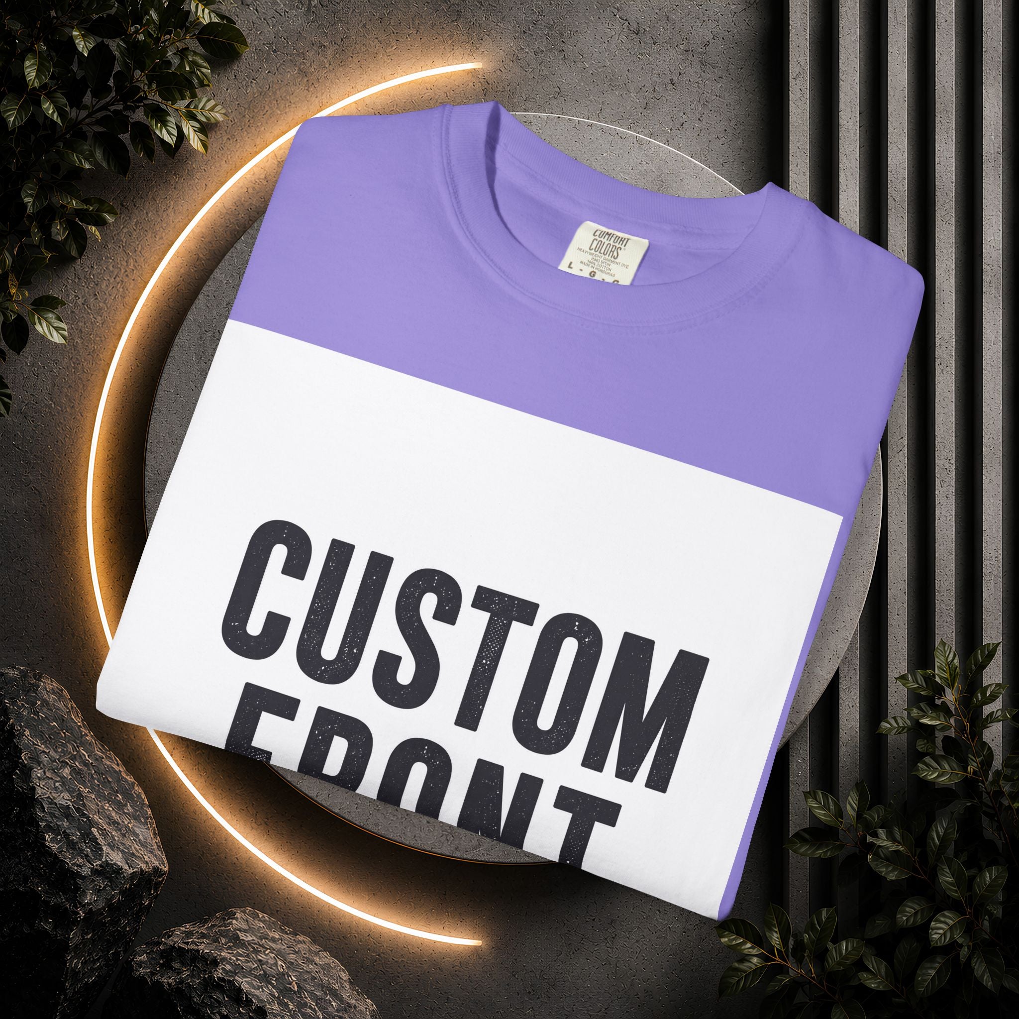 Custom Image Front T-Shirt - Add Your Own Image
